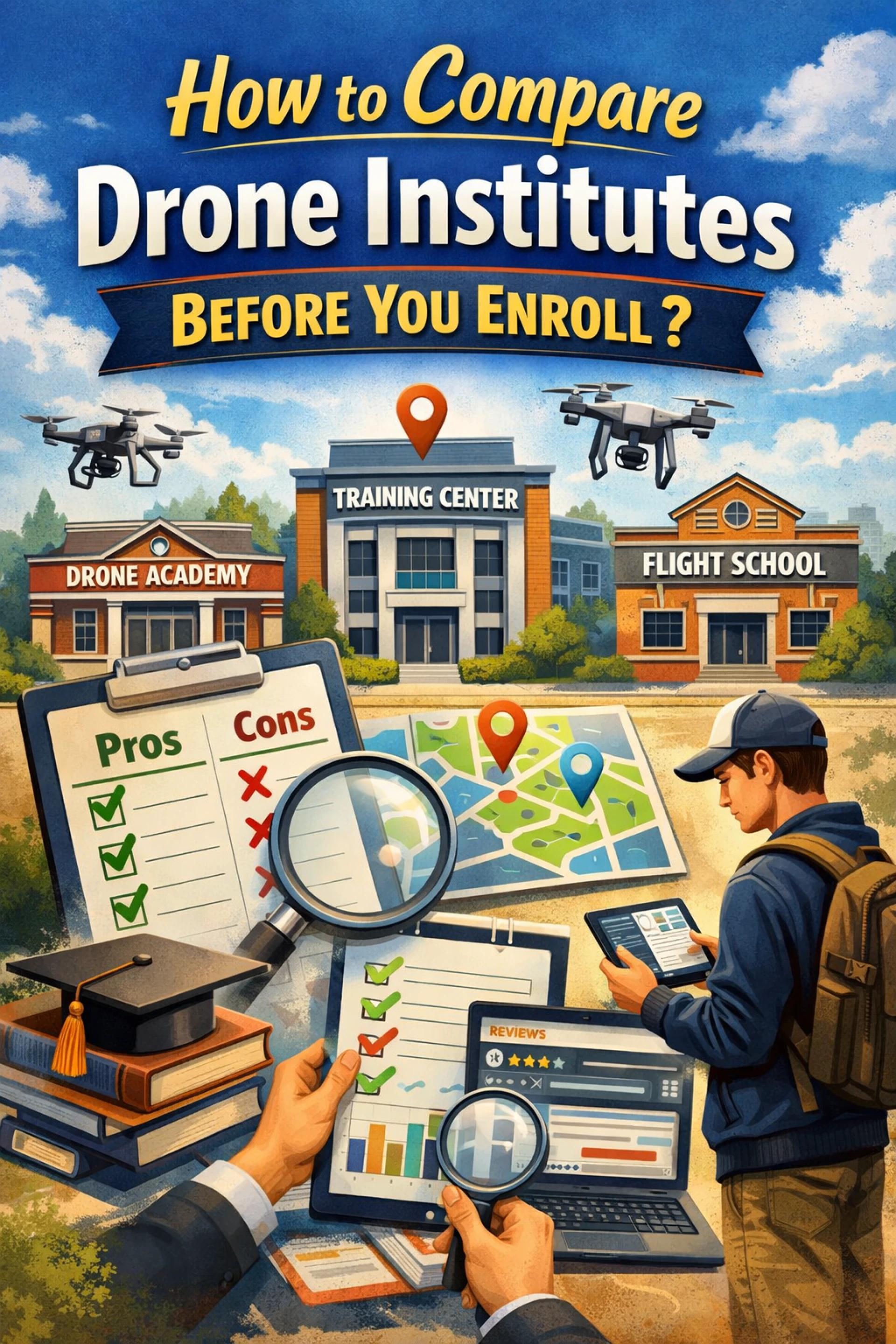 How to Compare Drone Institutes Before You Enroll?