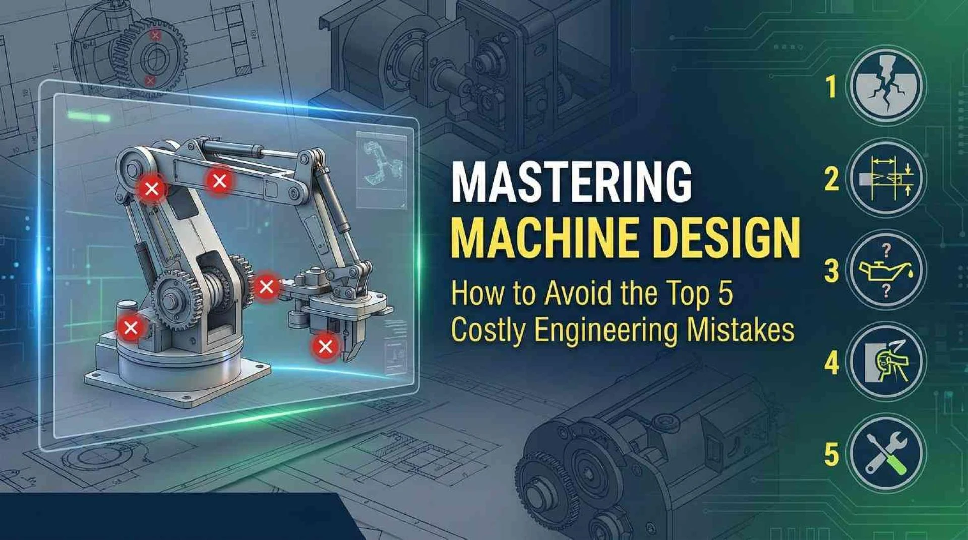 Mastering Machine Design: How to Avoid the Top 5 Costly Engineering Mistakes