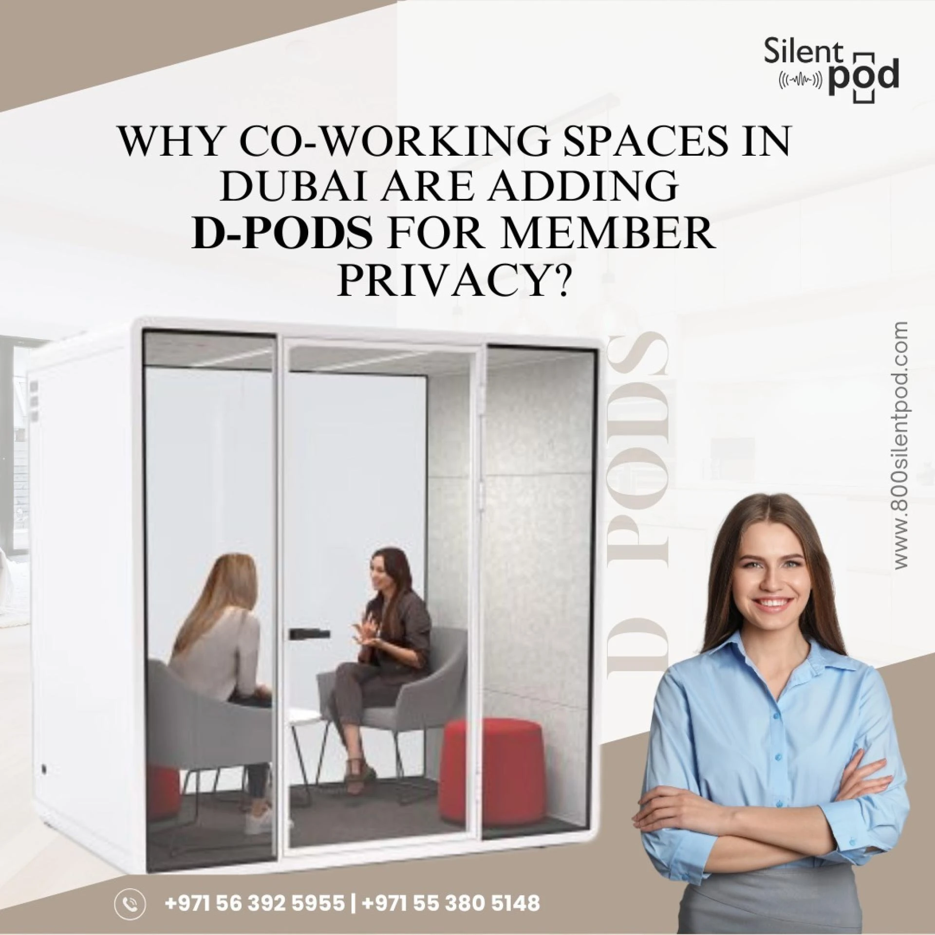 Why Co-Working Spaces in Dubai Are Adding D-Pods for Member Privacy?