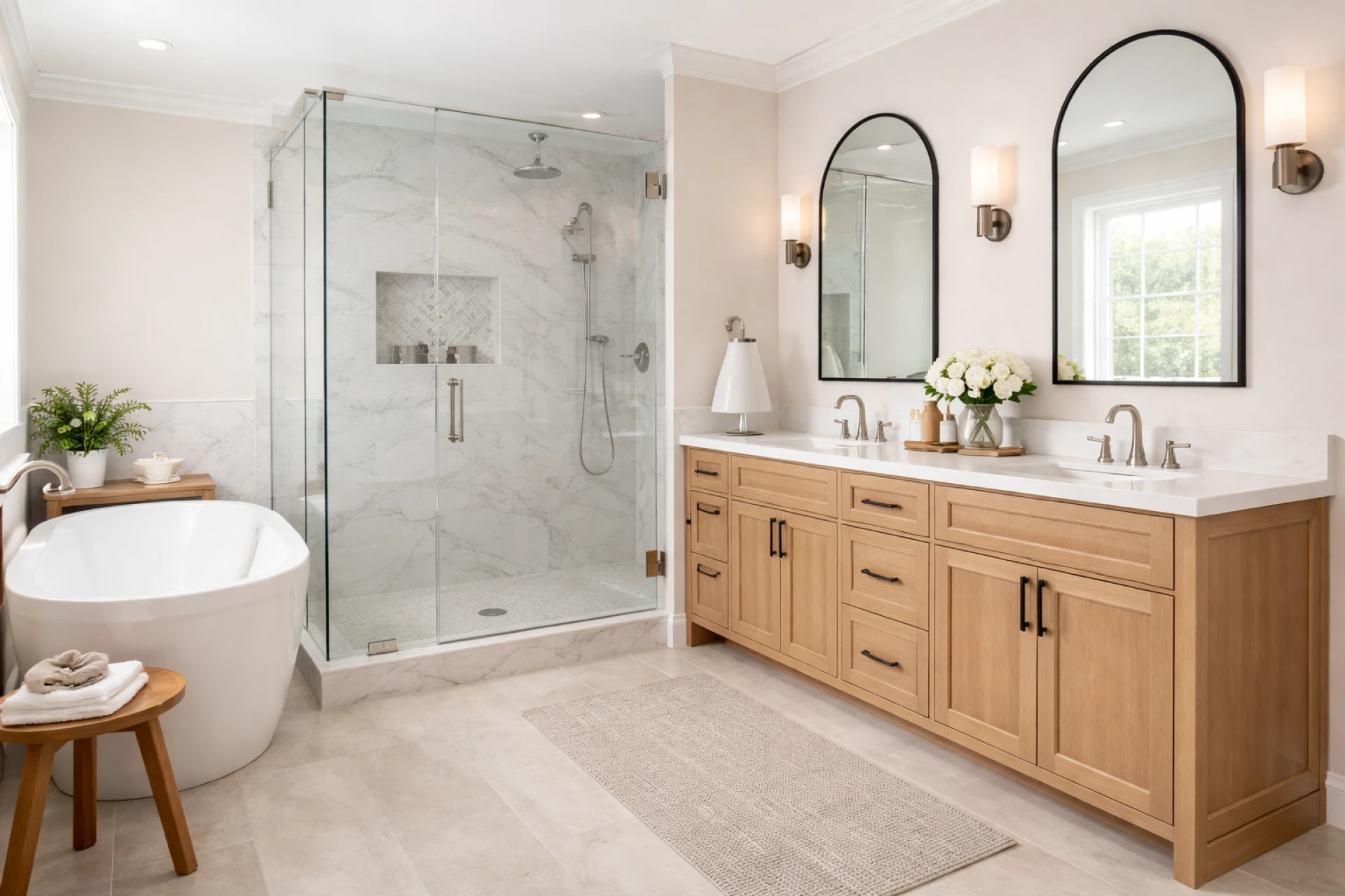 Bathroom Remodeling in Tampa: Upgrade Your Space with Modern Flooring and In-Stock Cabinets