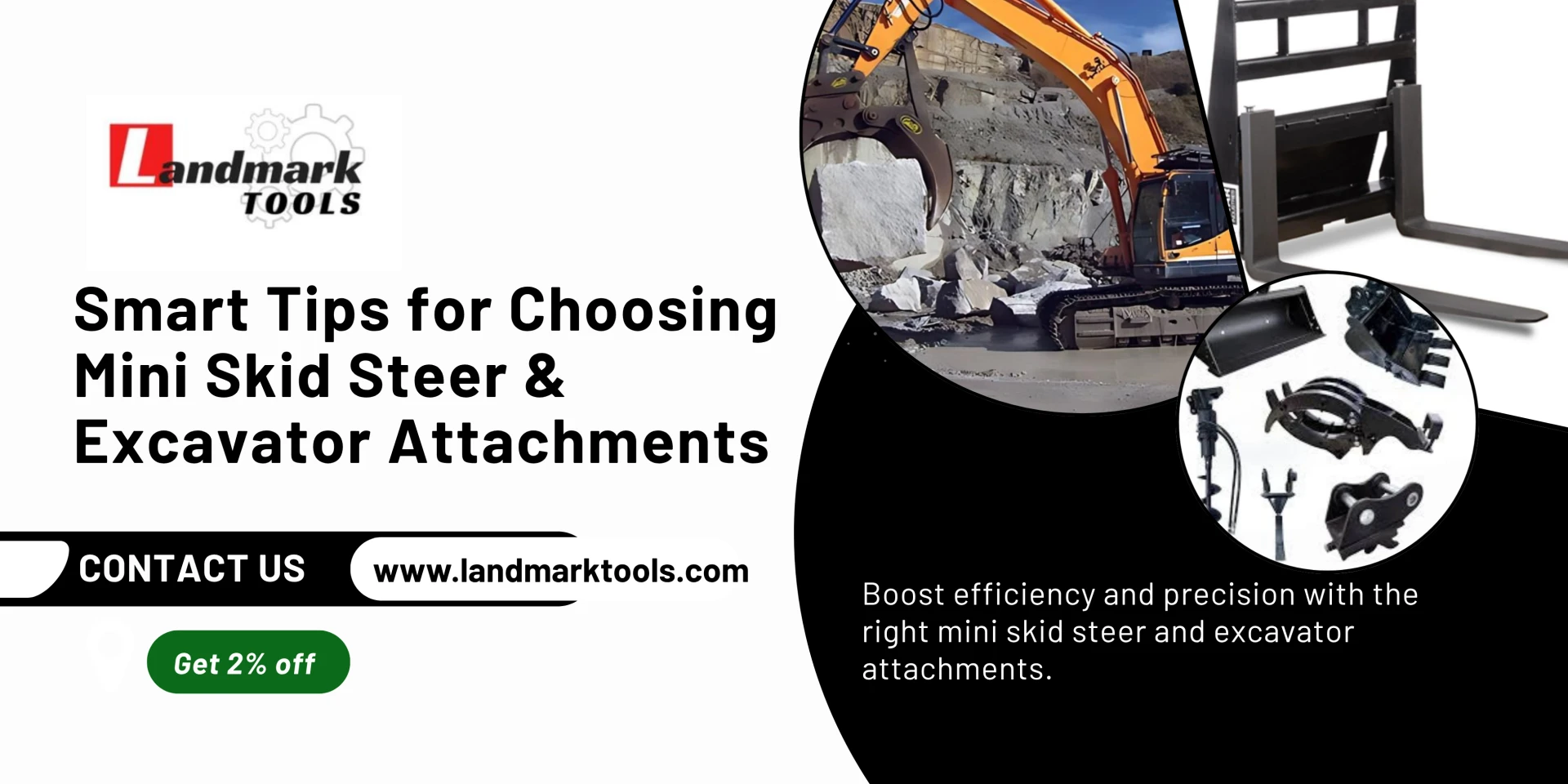 Smart Tips for Choosing Mini Skid Steer & Excavator Attachments