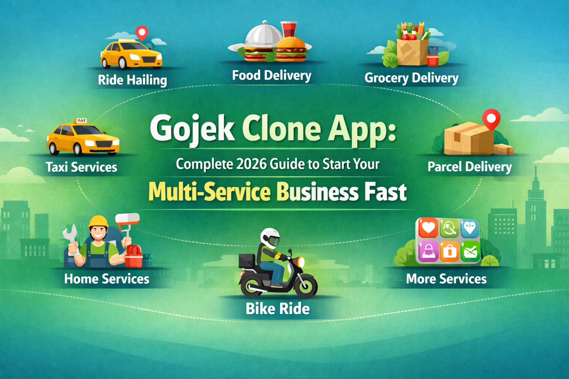 Gojek Clone App: Complete 2026 Guide to Start Your Multi-Service Business Fast