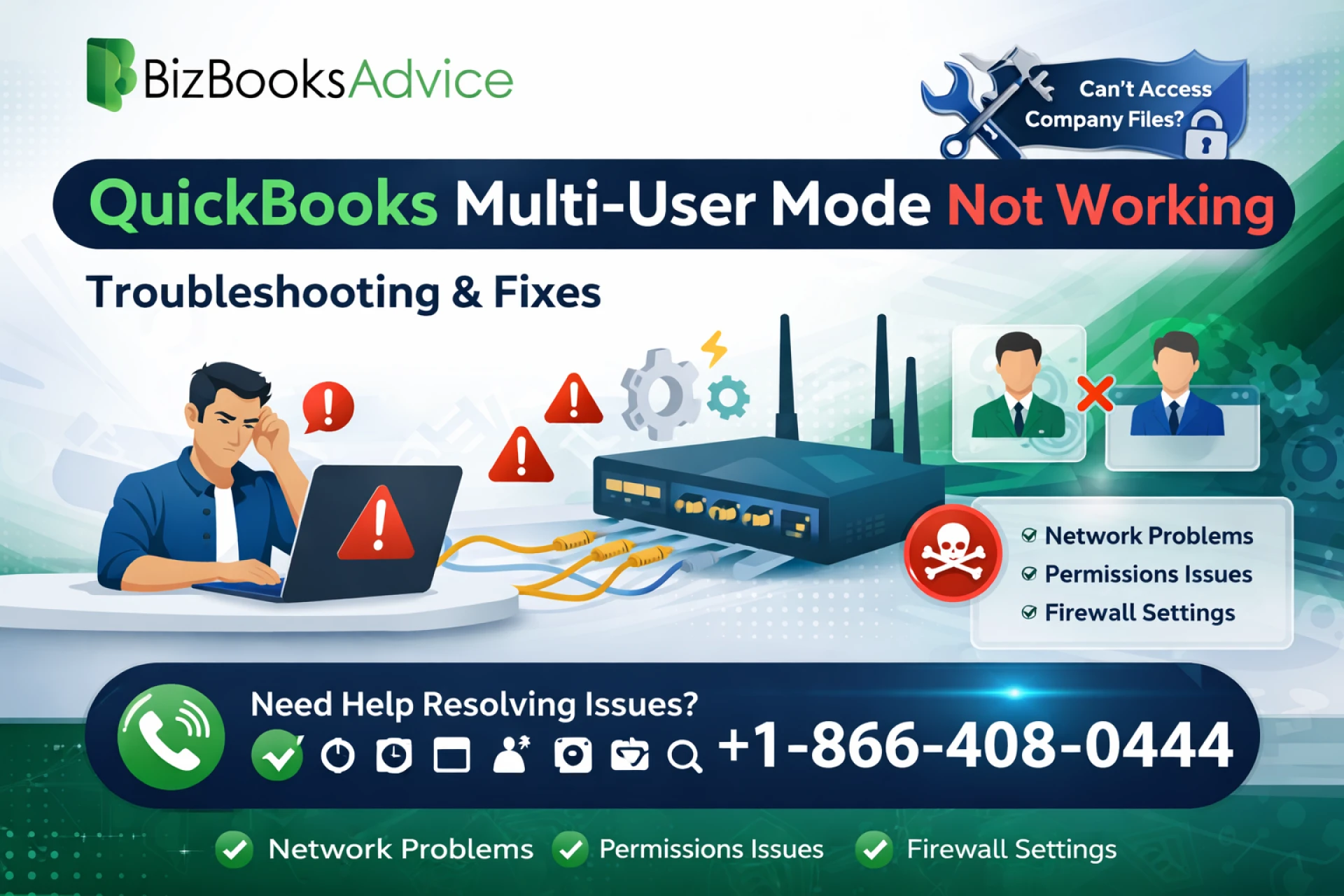 QuickBooks Multi-User Mode Not Working – Causes, Fixes