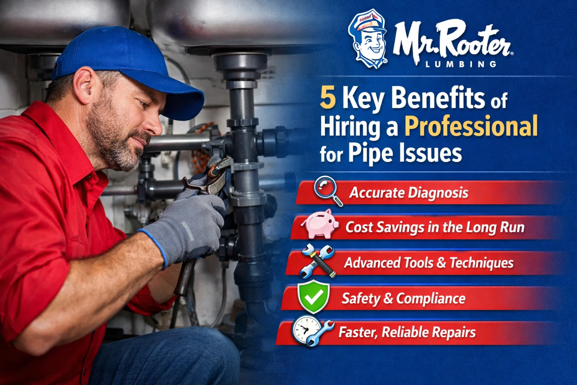 5 Key Benefits of Hiring a Professional for Pipe Issues
