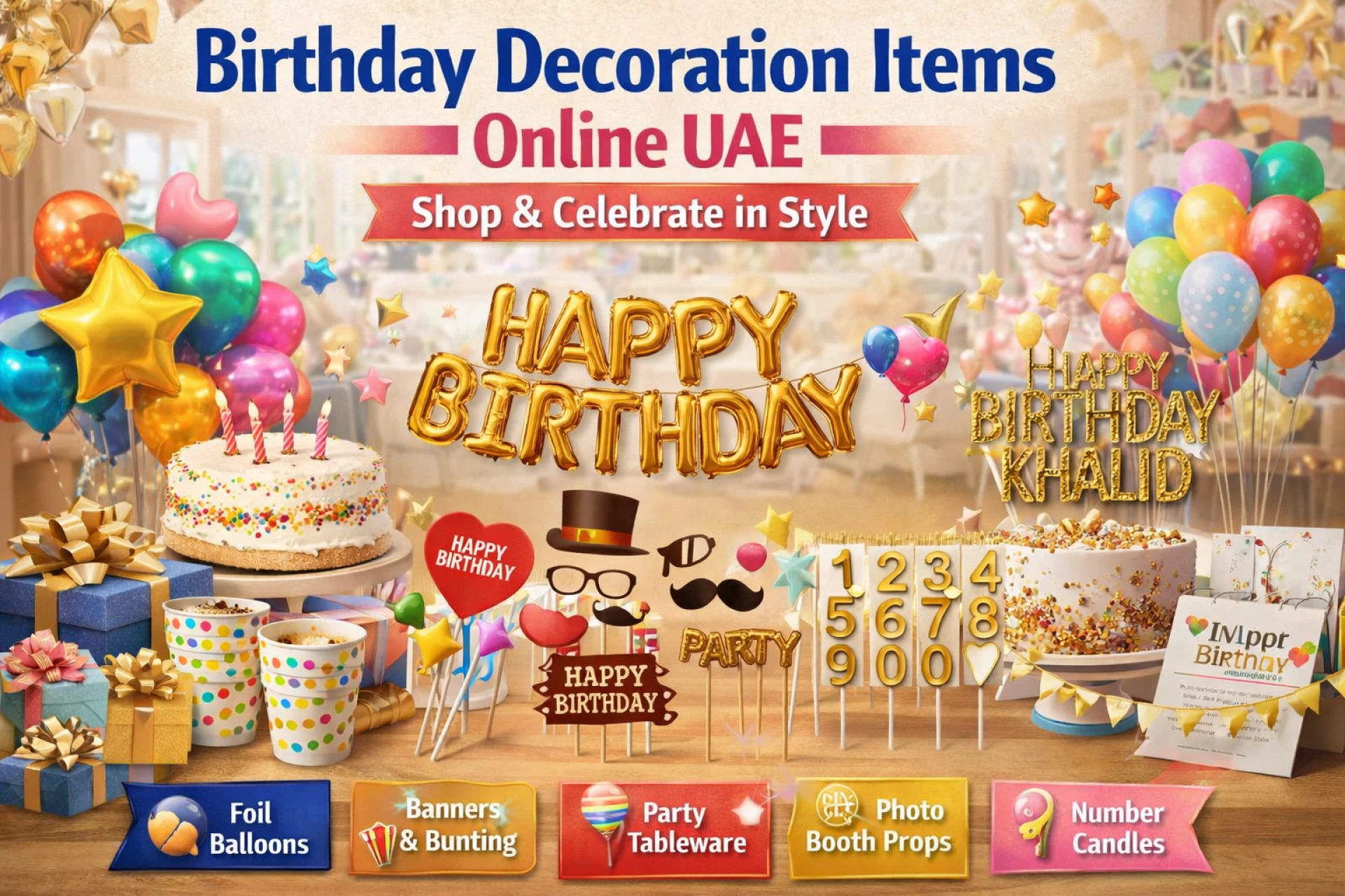 Birthday Decoration Items Online UAE – Shop & Celebrate in Style