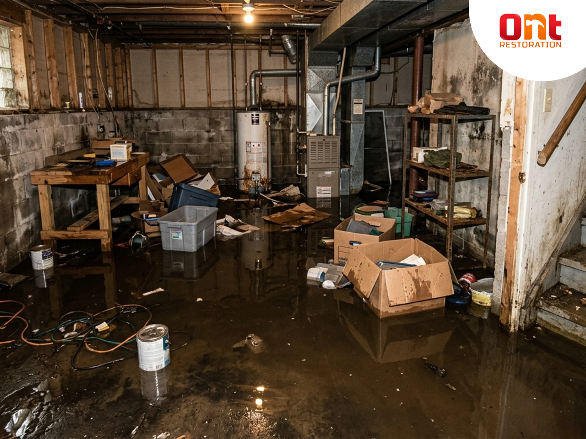 Flooded Basement & Asbestos Risks in Canada: Trust ONT Restoration