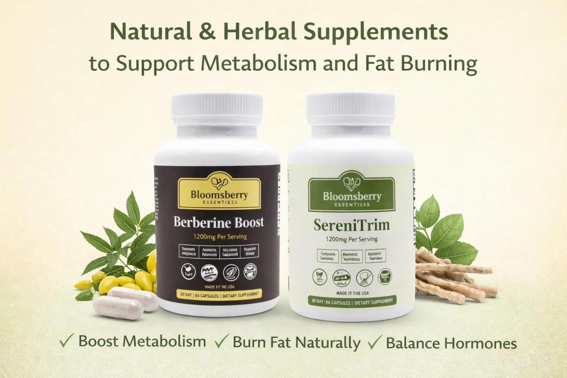 Natural & Herbal Supplements to Support Metabolism and Fat Burning