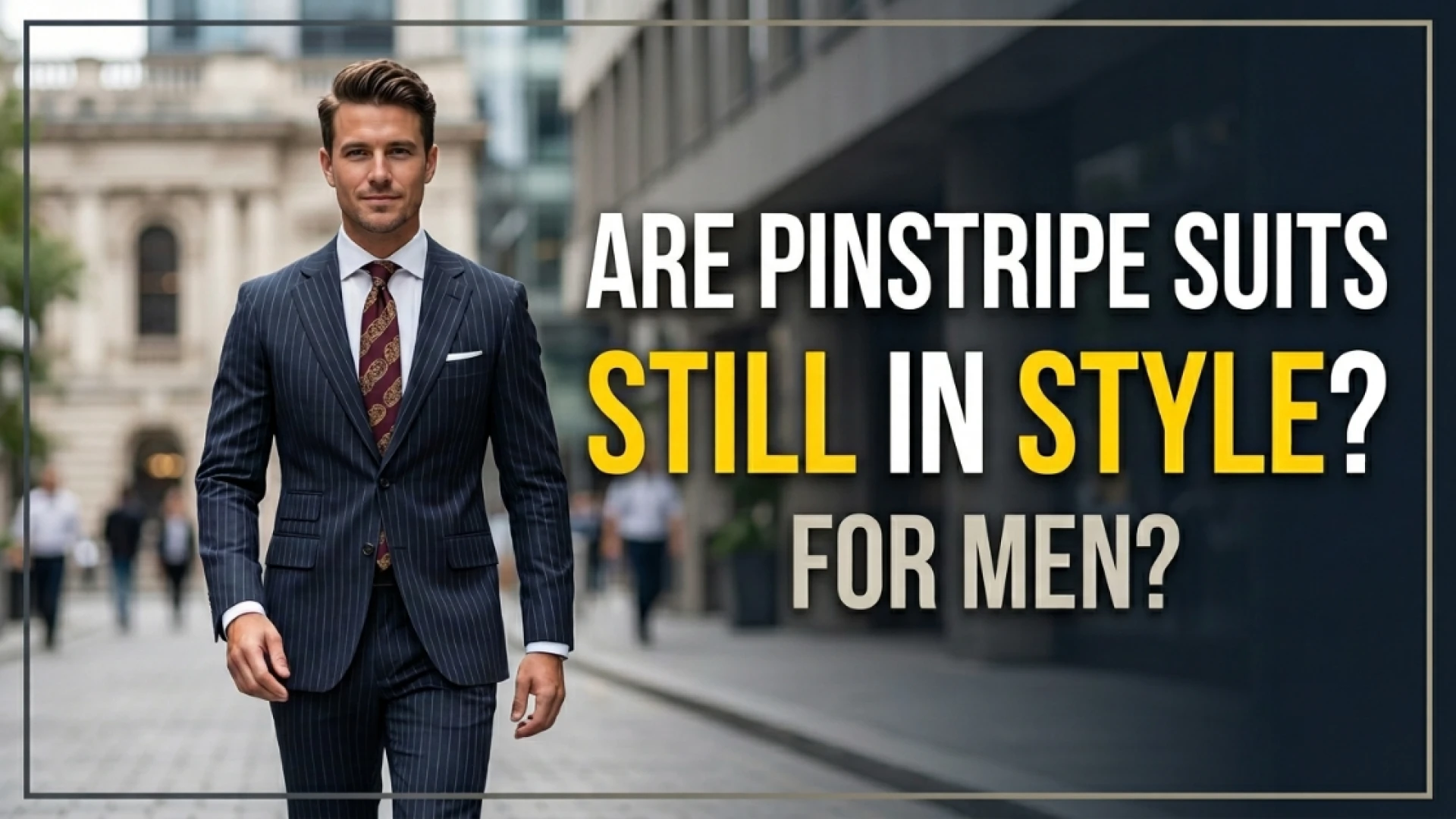 Are Pinstripe Suits Still in Style for Men?