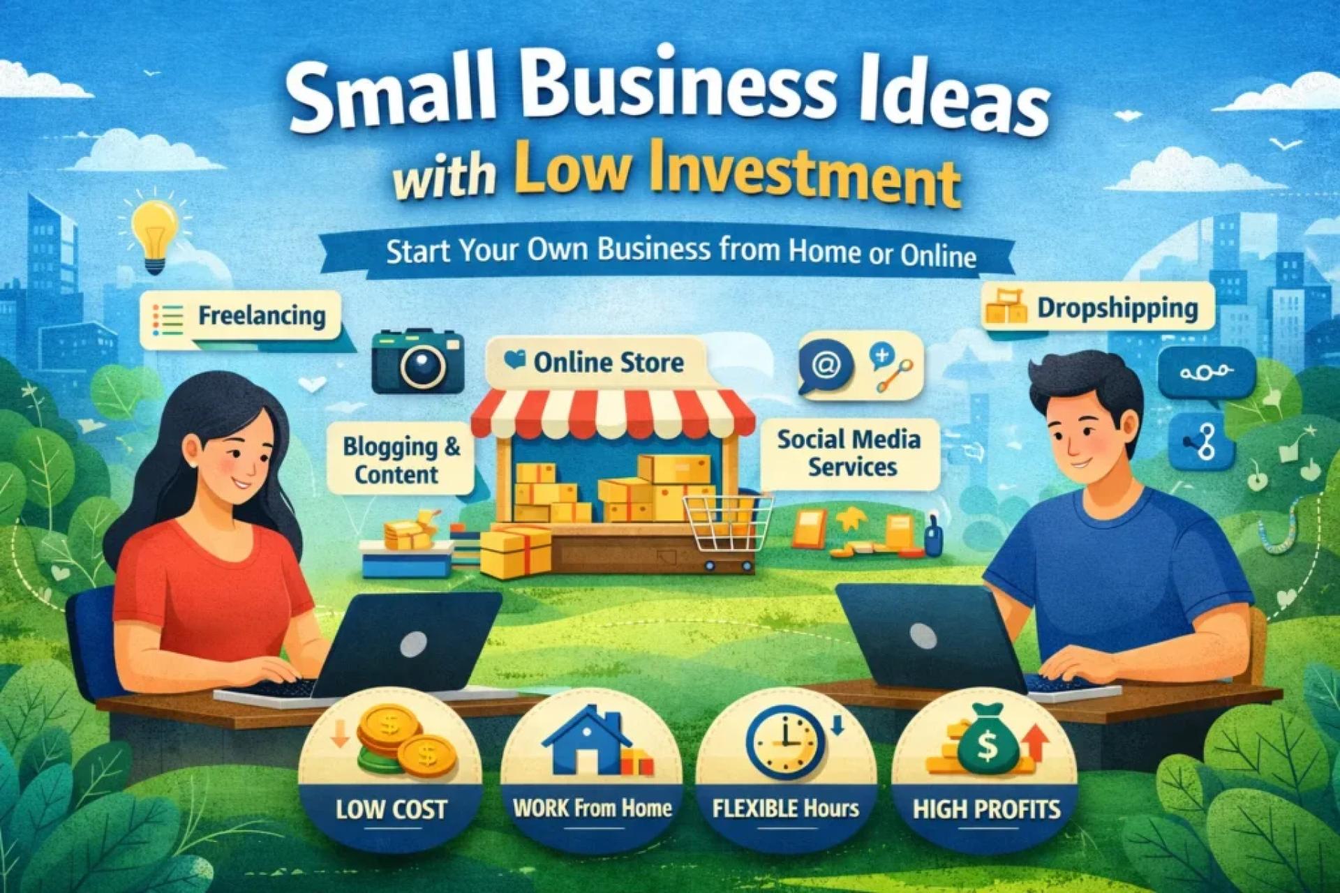 25 Powerful Small Business Ideas With Low Investment for Fast Success