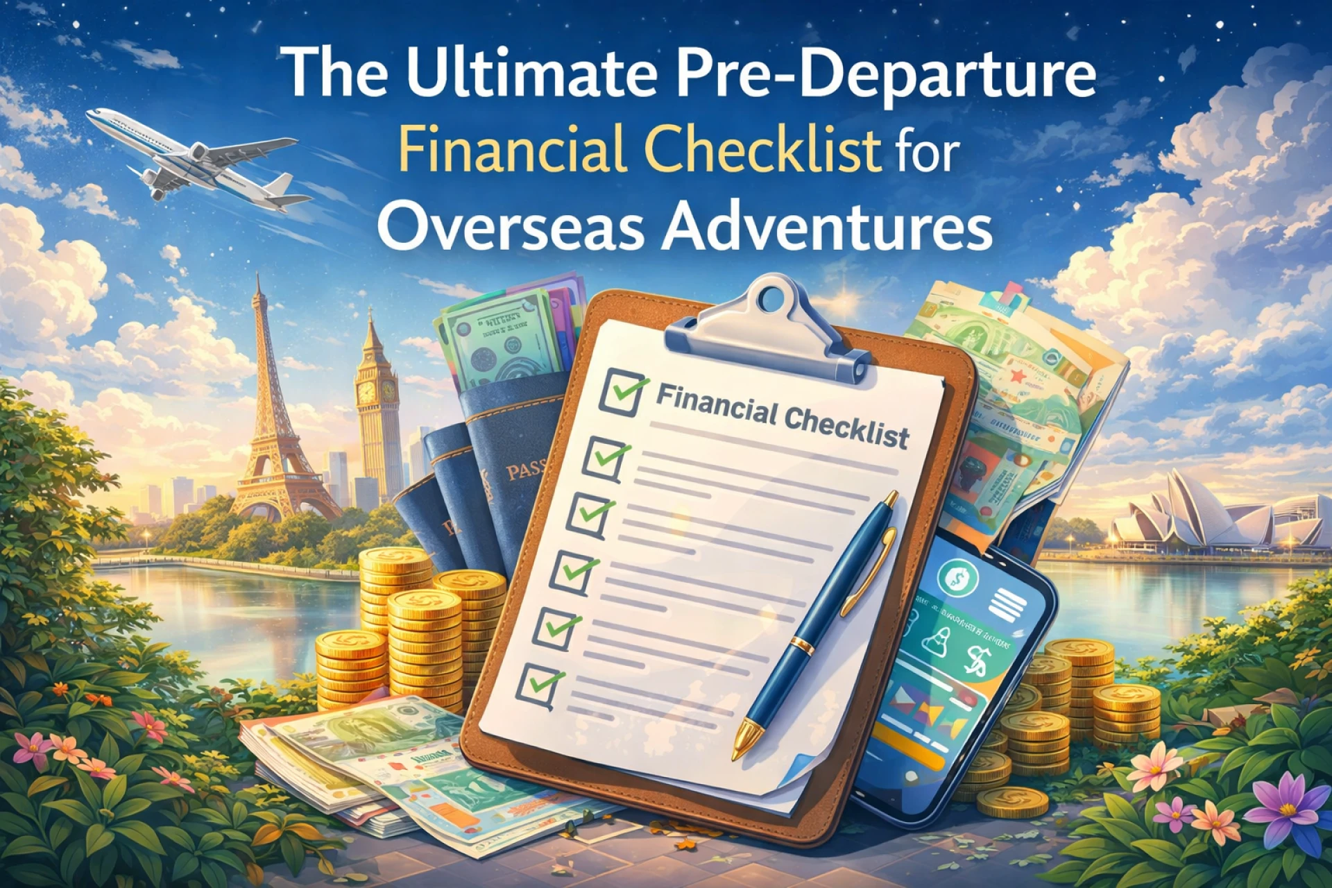 The Ultimate Pre-Departure Financial Checklist for Overseas Adventures