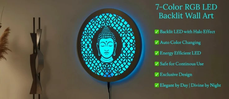 Which wall decor items are best for a home temple or meditation space?