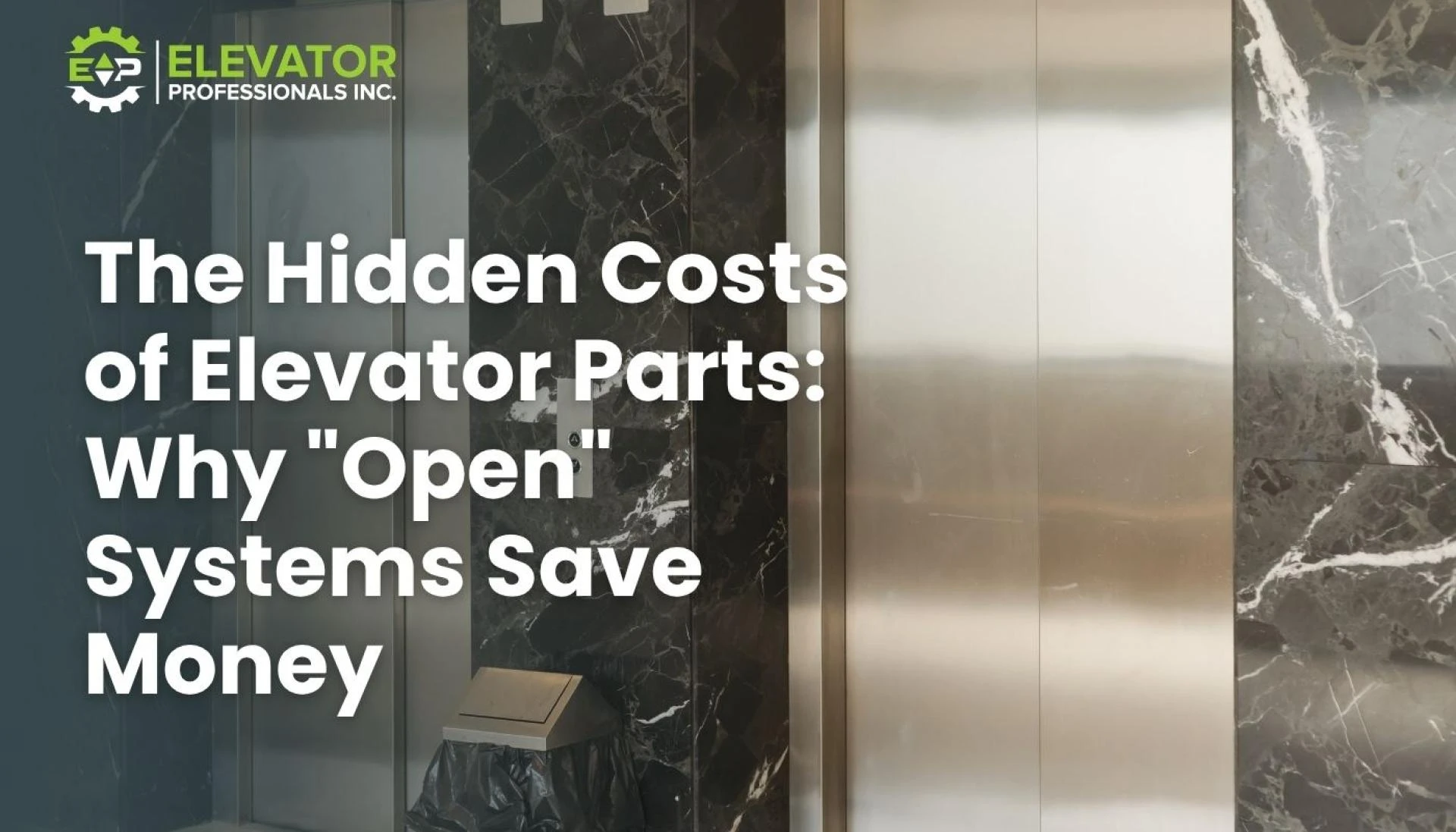 The Hidden Costs of Elevator Parts: Why "Open" Systems Save Money