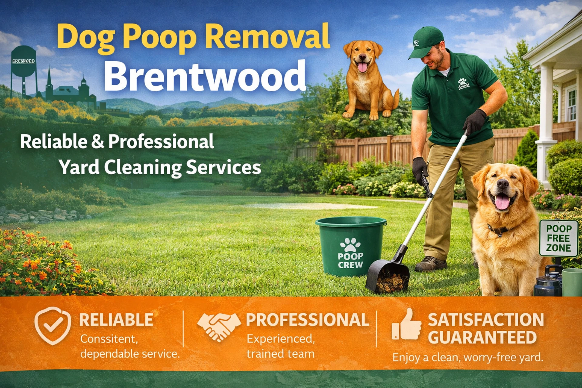 Dog Poop Removal Brentwood: Reliable & Professional Yard Cleaning Services