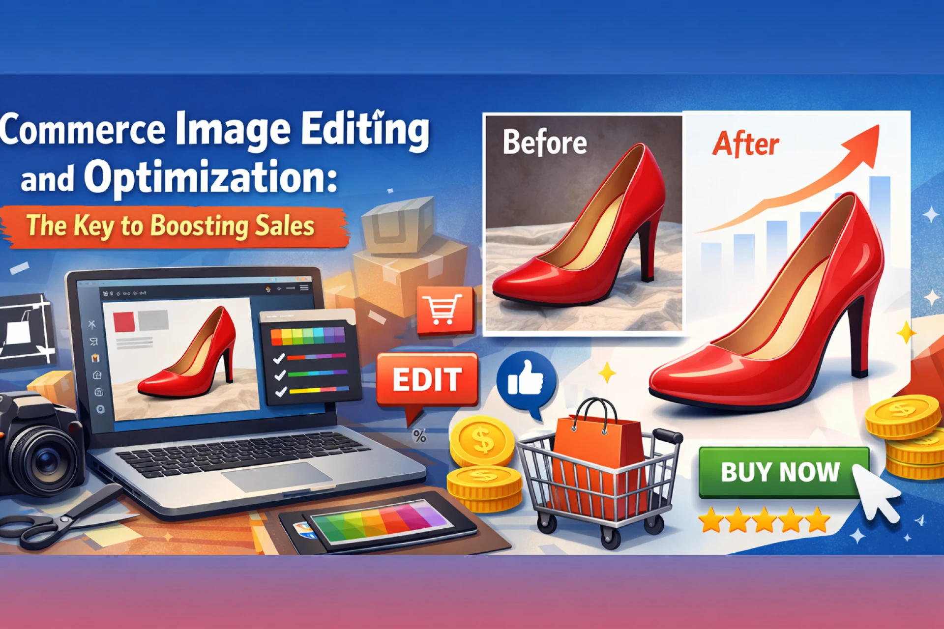 E-commerce Image Editing and Optimization: The Key to Boosting Sales