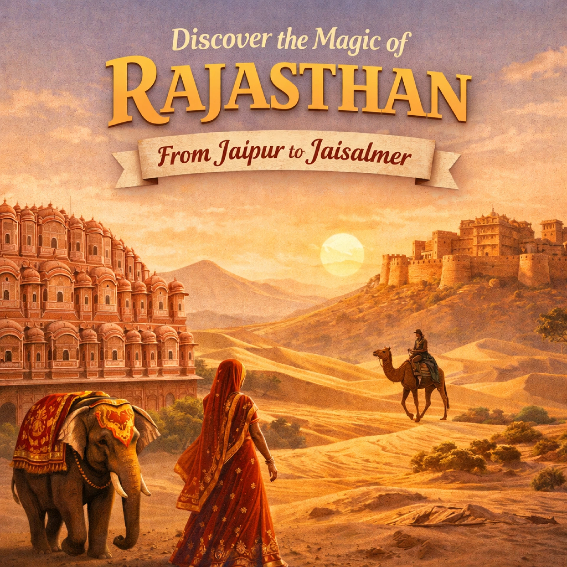Discover the Magic of Rajasthan: From Jaipur to Jaisalmer