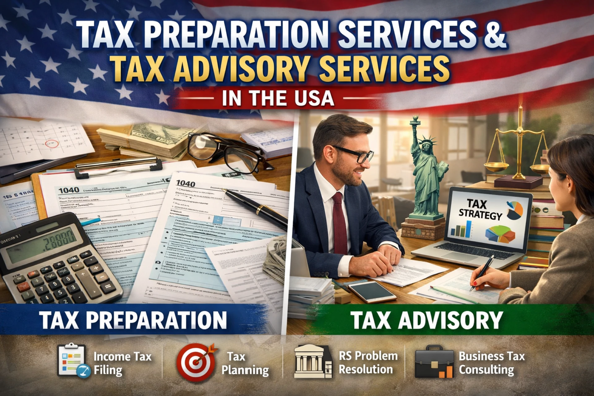 Tax Preparation Services & Tax Advisory Services in the USA