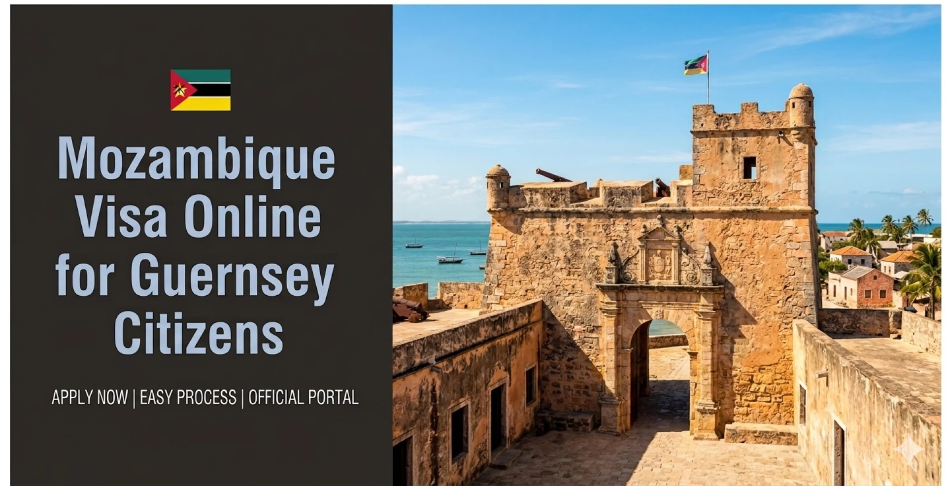 Mozambique eVisa for Guernsey citizens processing time and validity details