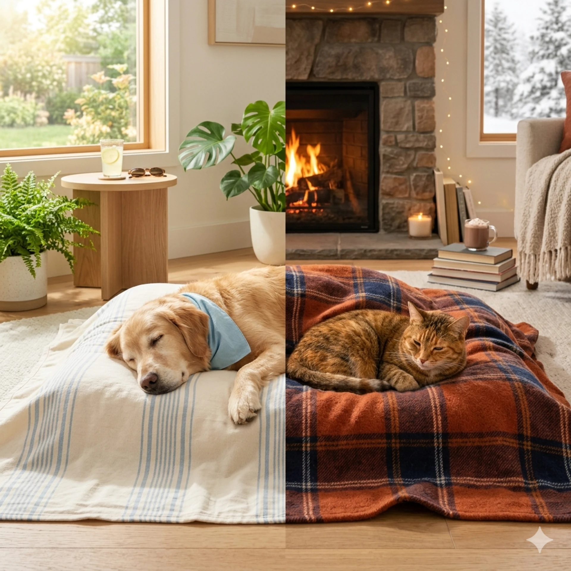 How Can You Keep Your Pet Comfortable in Different Weather Conditions at Home?