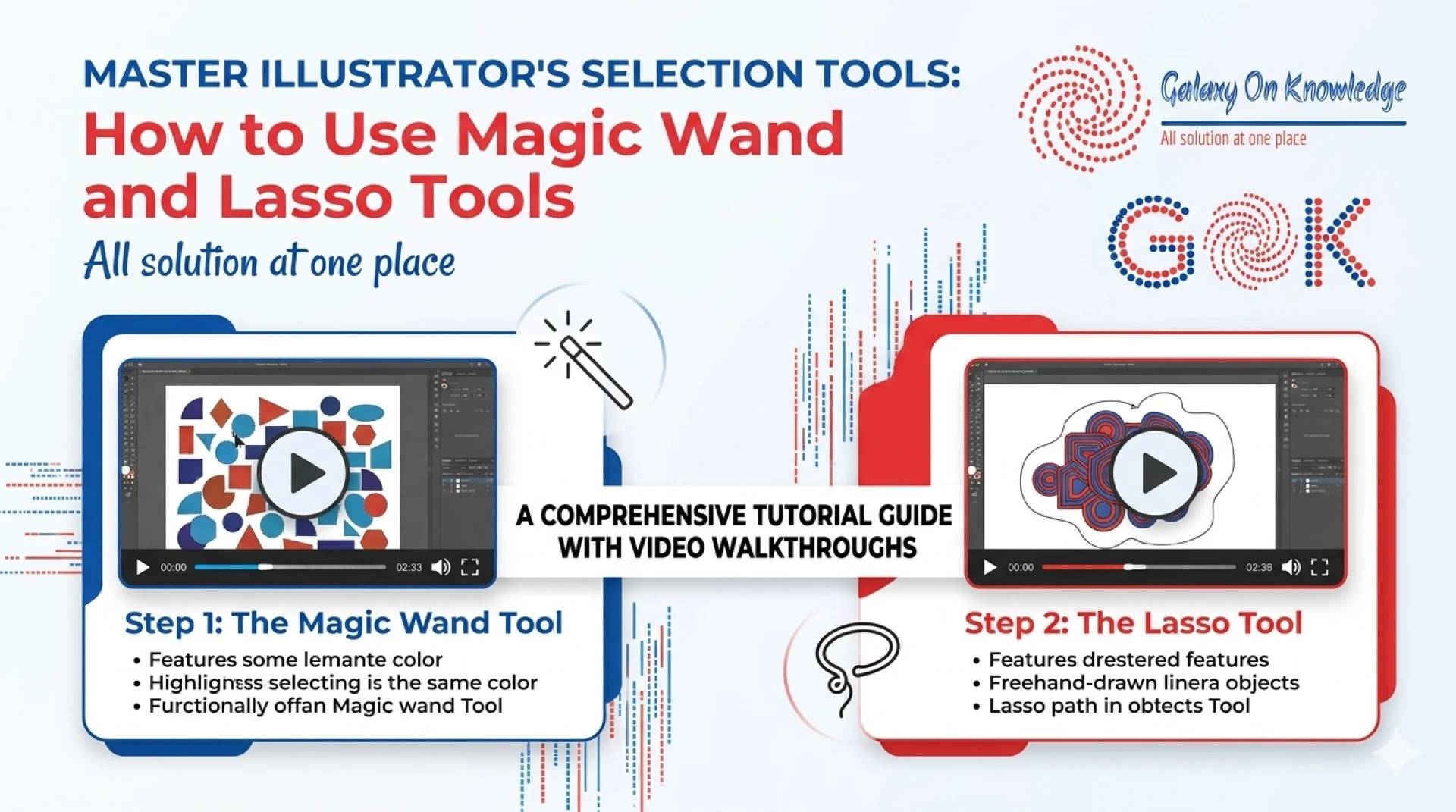 How to Use Magic Wand and Lasso Tools in Adobe Illustrator (A Tutorial Guide with Videos)