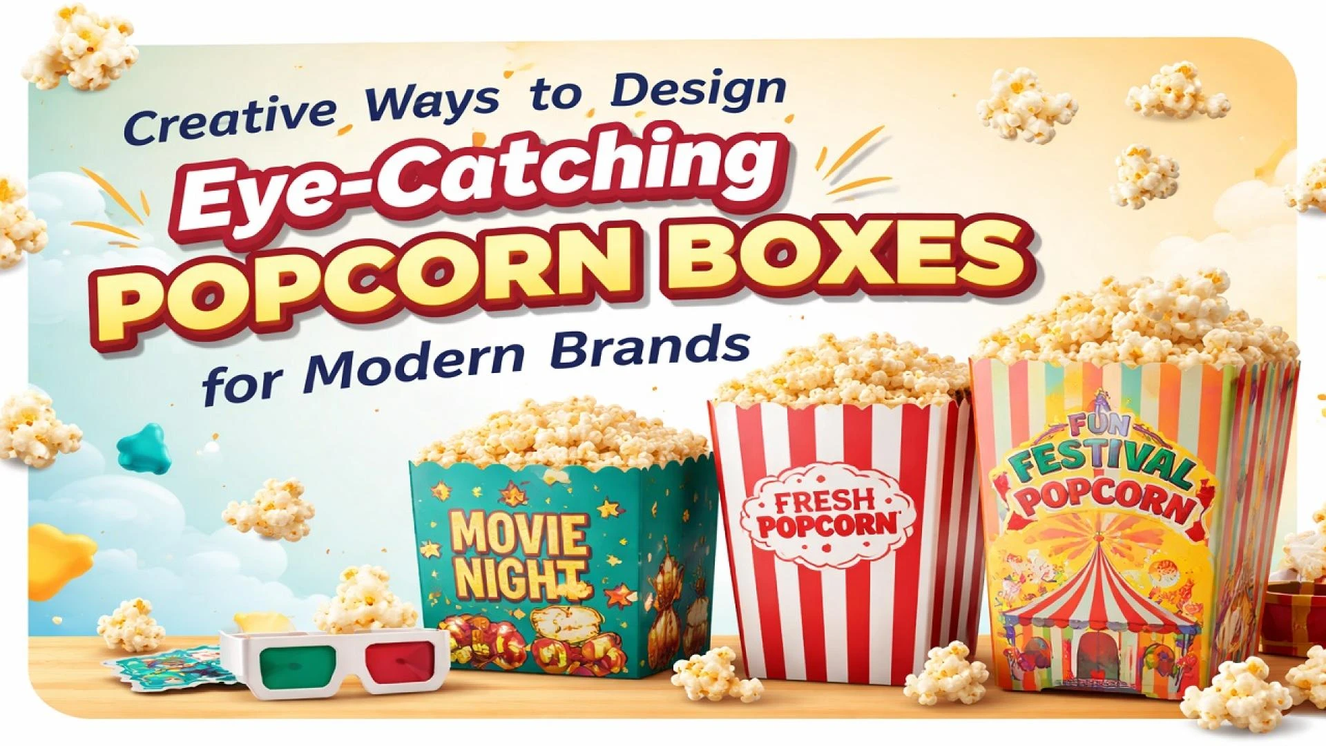 Creative Ways to Design Eye-Catching Popcorn Boxes for Modern Brands