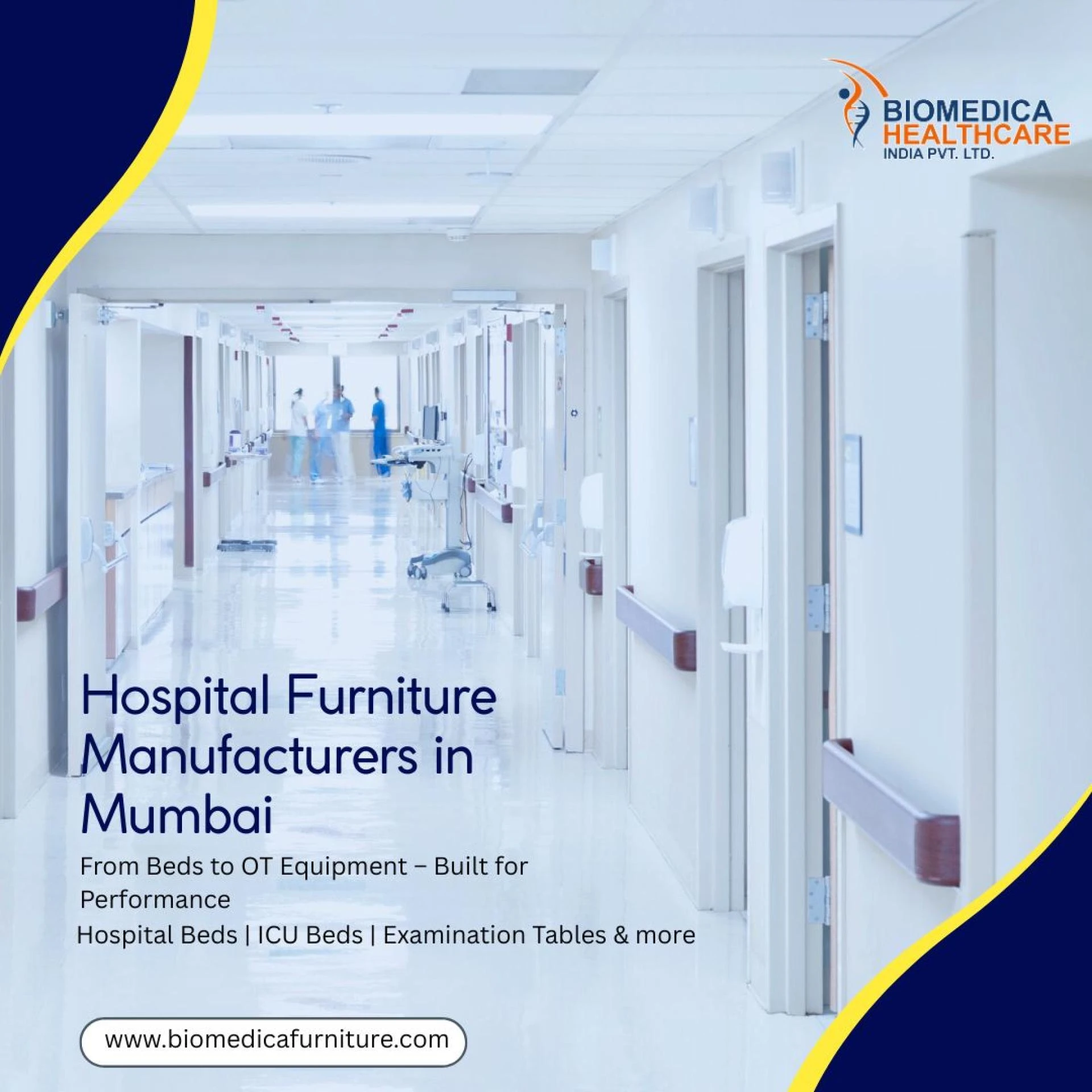 Hospital Bed Manufacturer in Mumbai for Clinics, Hospitals & Nursing Homes