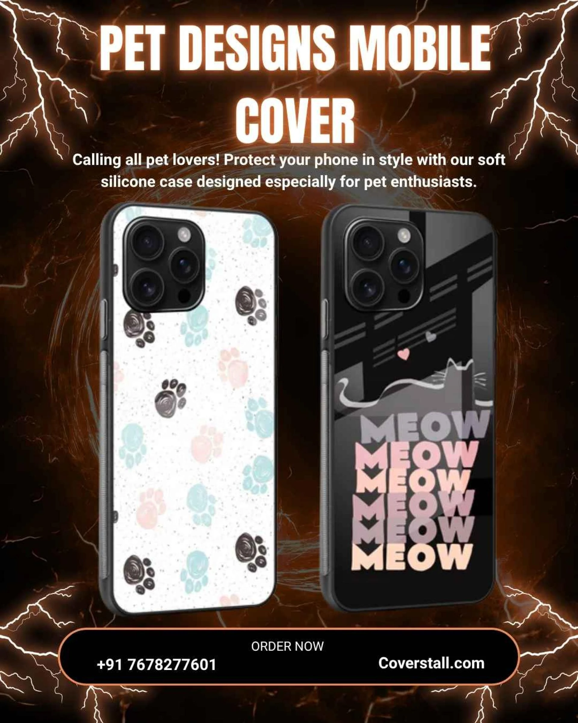 Pet Design Mobile Cover – Coverstall