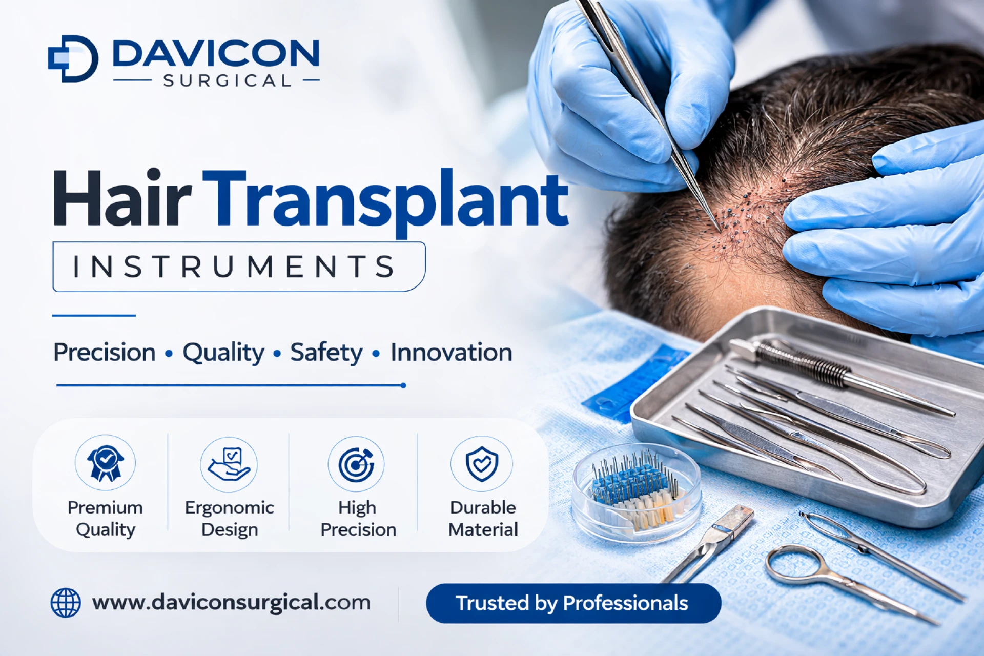Hair Transplant Instruments | Safe & Effective Procedures