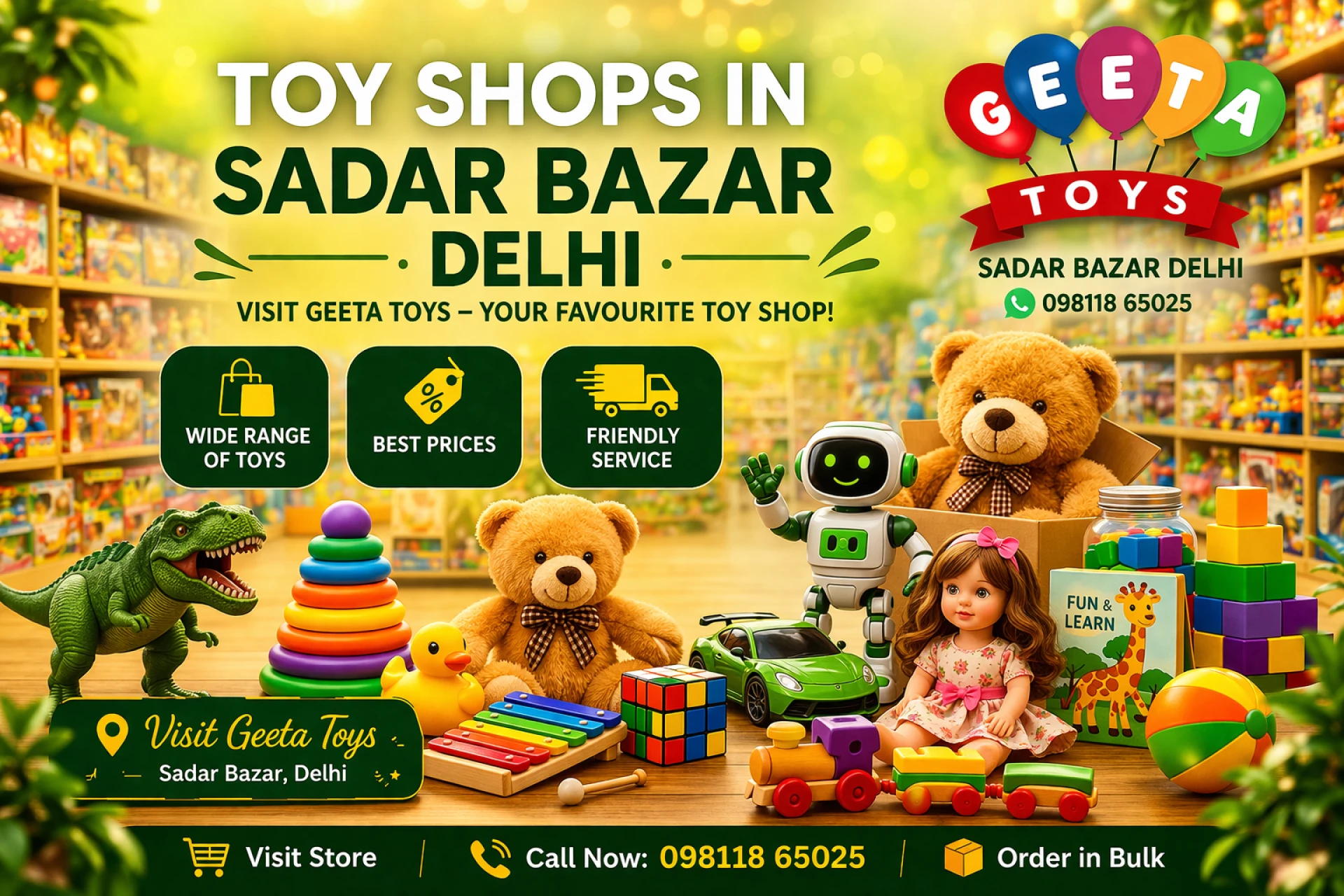 How to Find a Reliable Toys Store in Delhi for Bulk Buying