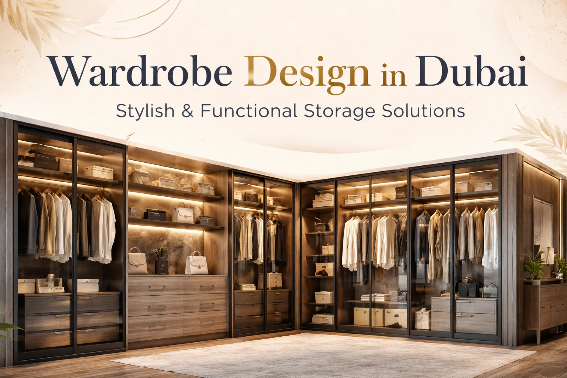 Wardrobe Design in Dubai: Stylish & Functional Storage Solutions