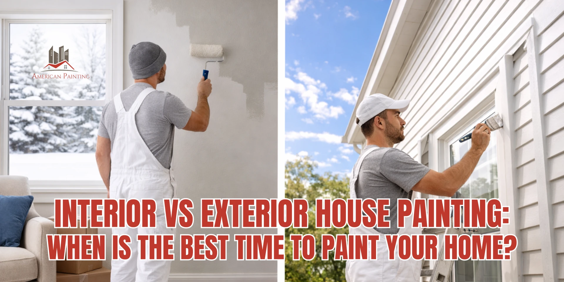 Interior vs Exterior House Painting: When is the Best Time to Paint Your Home?
