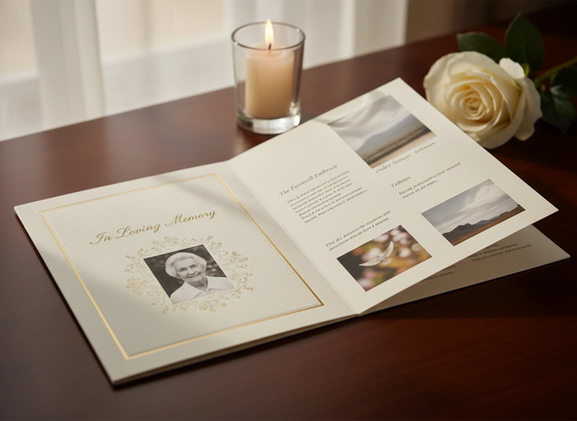 Funeral Order of Service Template Guide: Booklets, Programmes and Memorial Leaflets