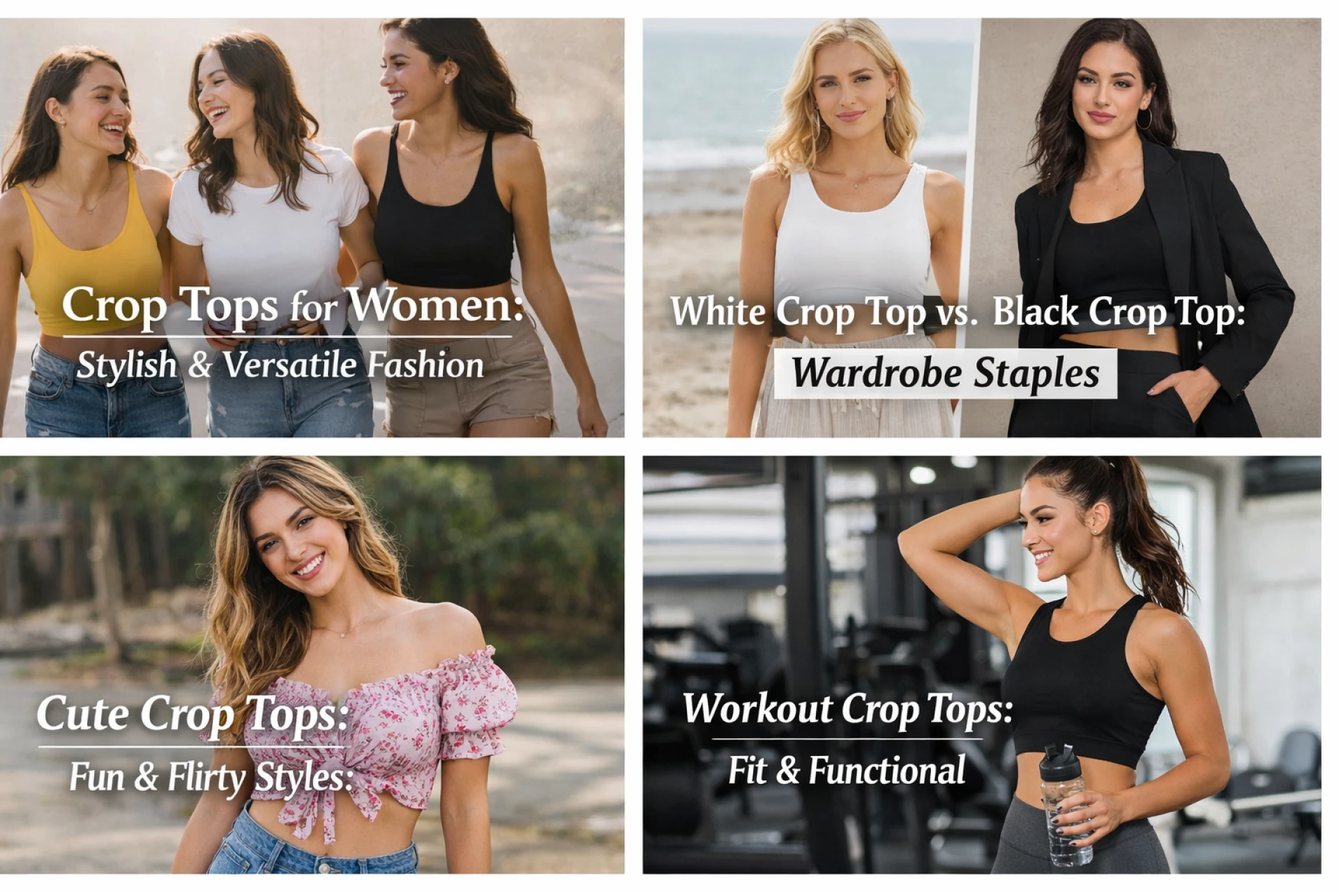 Crop Tops for Women: Stylish, Comfortable and Trending Picks for Every Occasion
