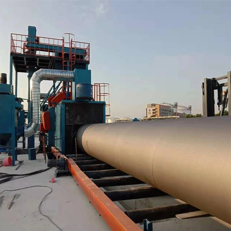 PIPE SHOT BLASTING MACHINE