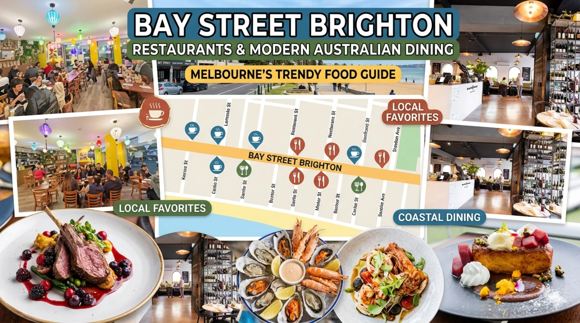 🍽️ Bay Street Brighton Restaurants & Modern Australian Dining in Melbourne: A Trendy Food Guide