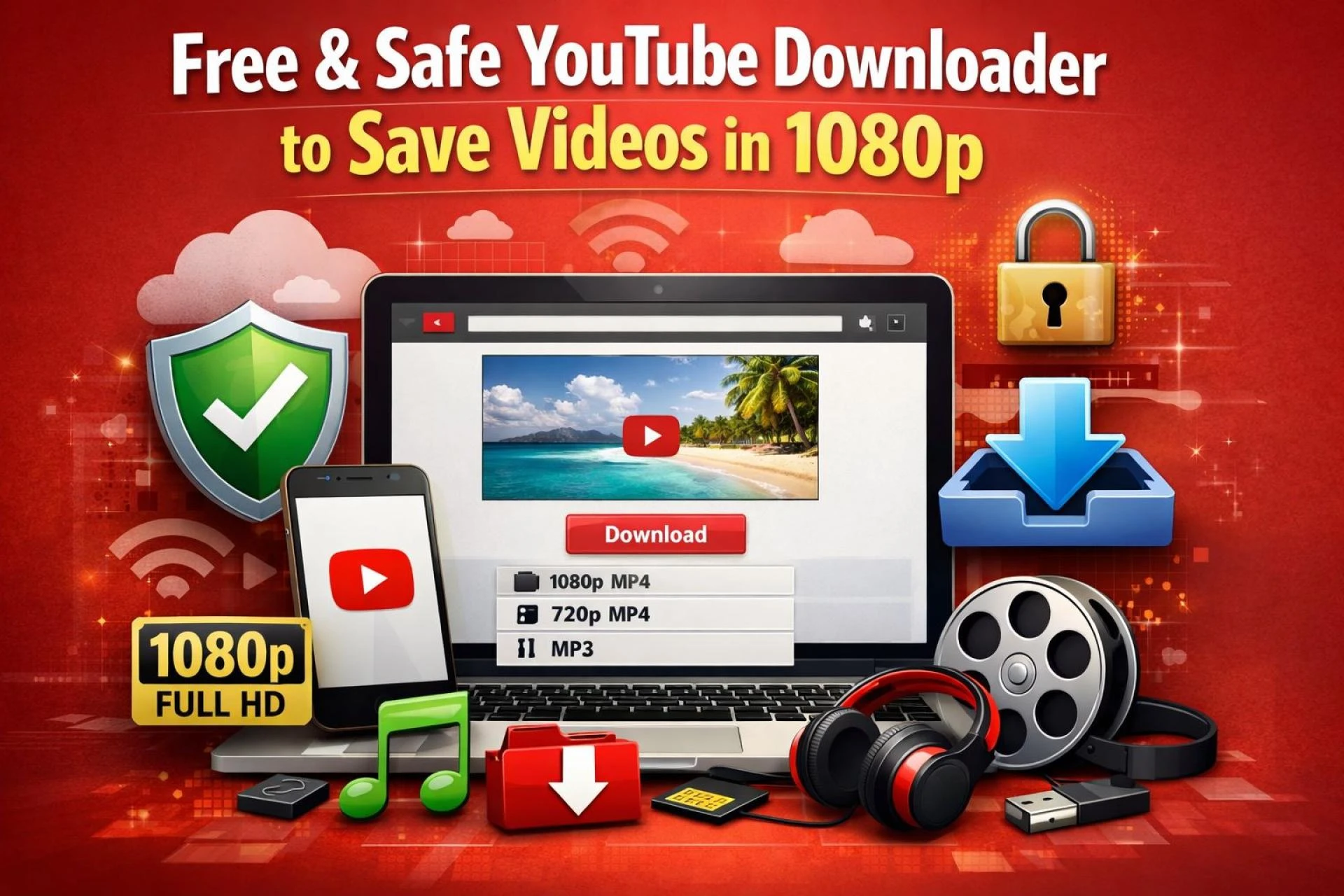 Best Youtube Video Downloader to Save YT Videos in 1080p.
