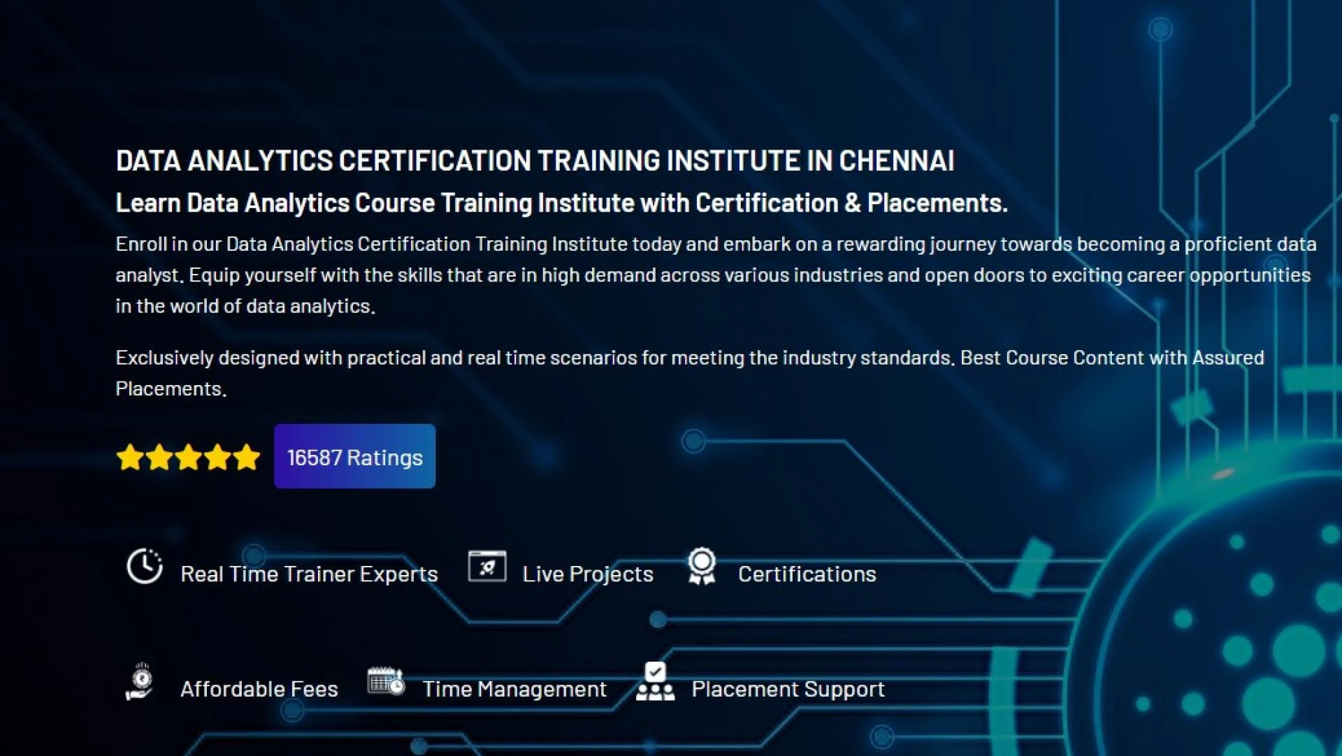 Cognitec offers the latest Data analyst training in chennai curriculum.