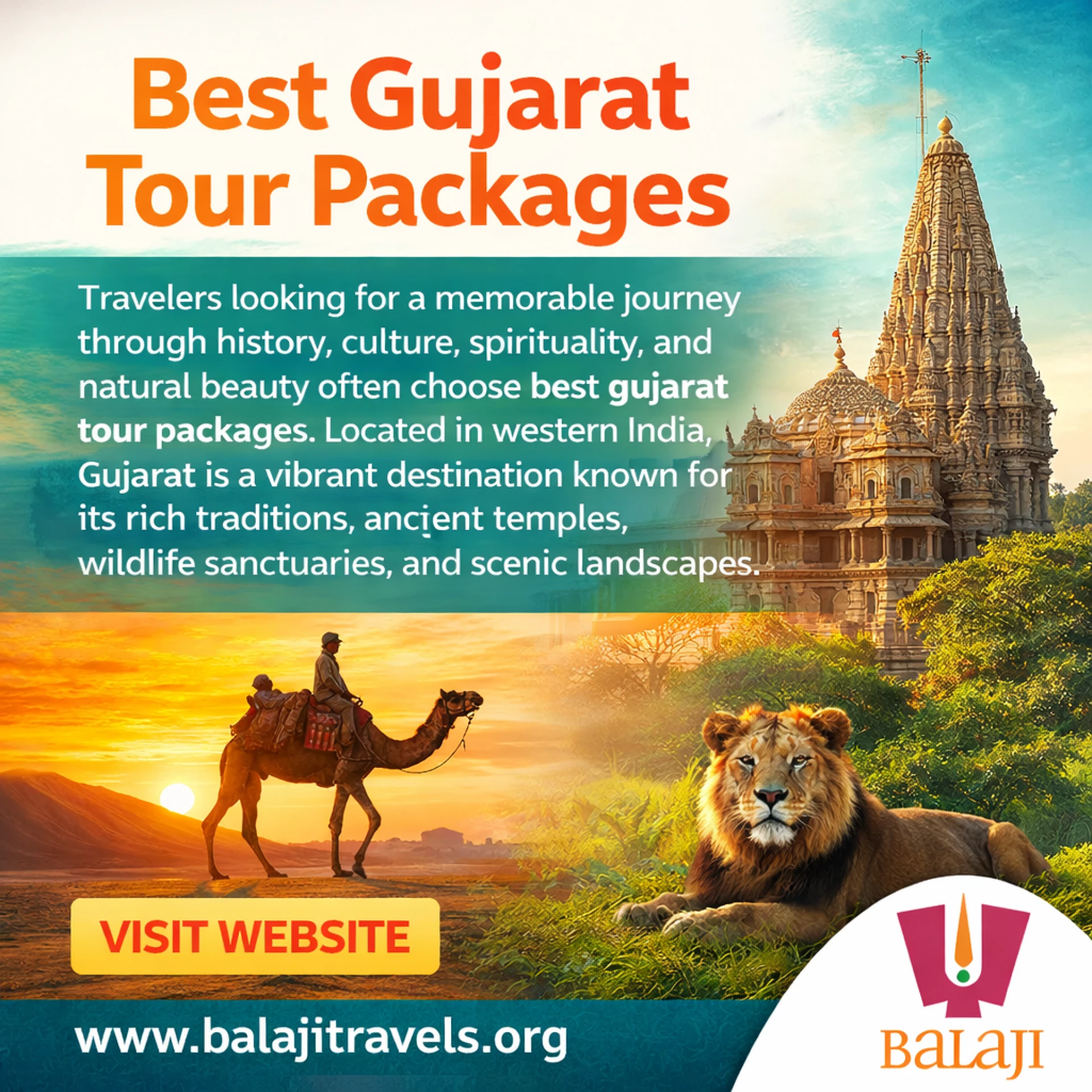 Best Gujarat Tour Packages: Explore Culture, Heritage, and Natural Beauty
