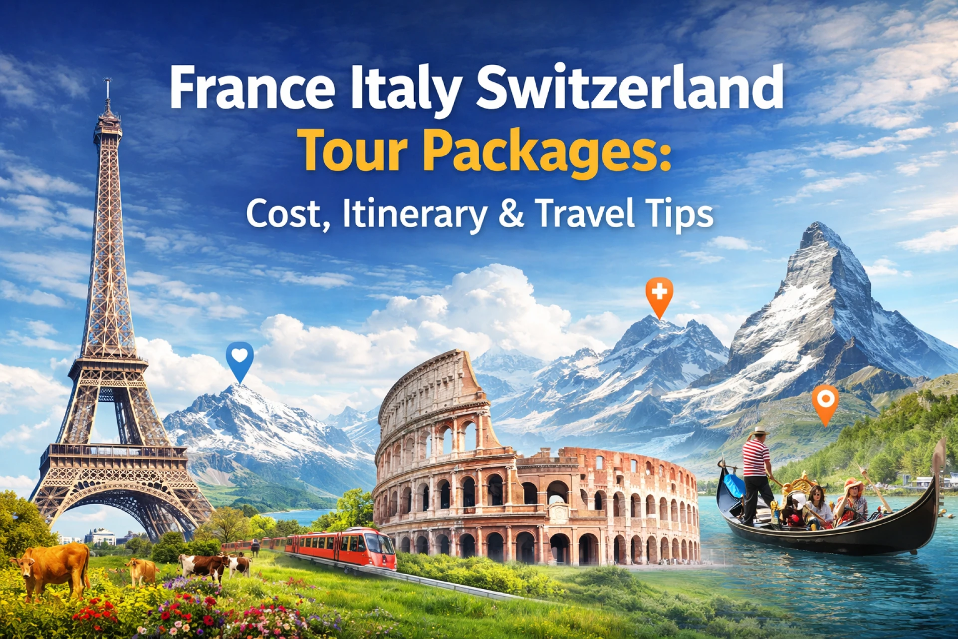 France Italy Switzerland Tour Packages: Cost, Itinerary & Travel Tips