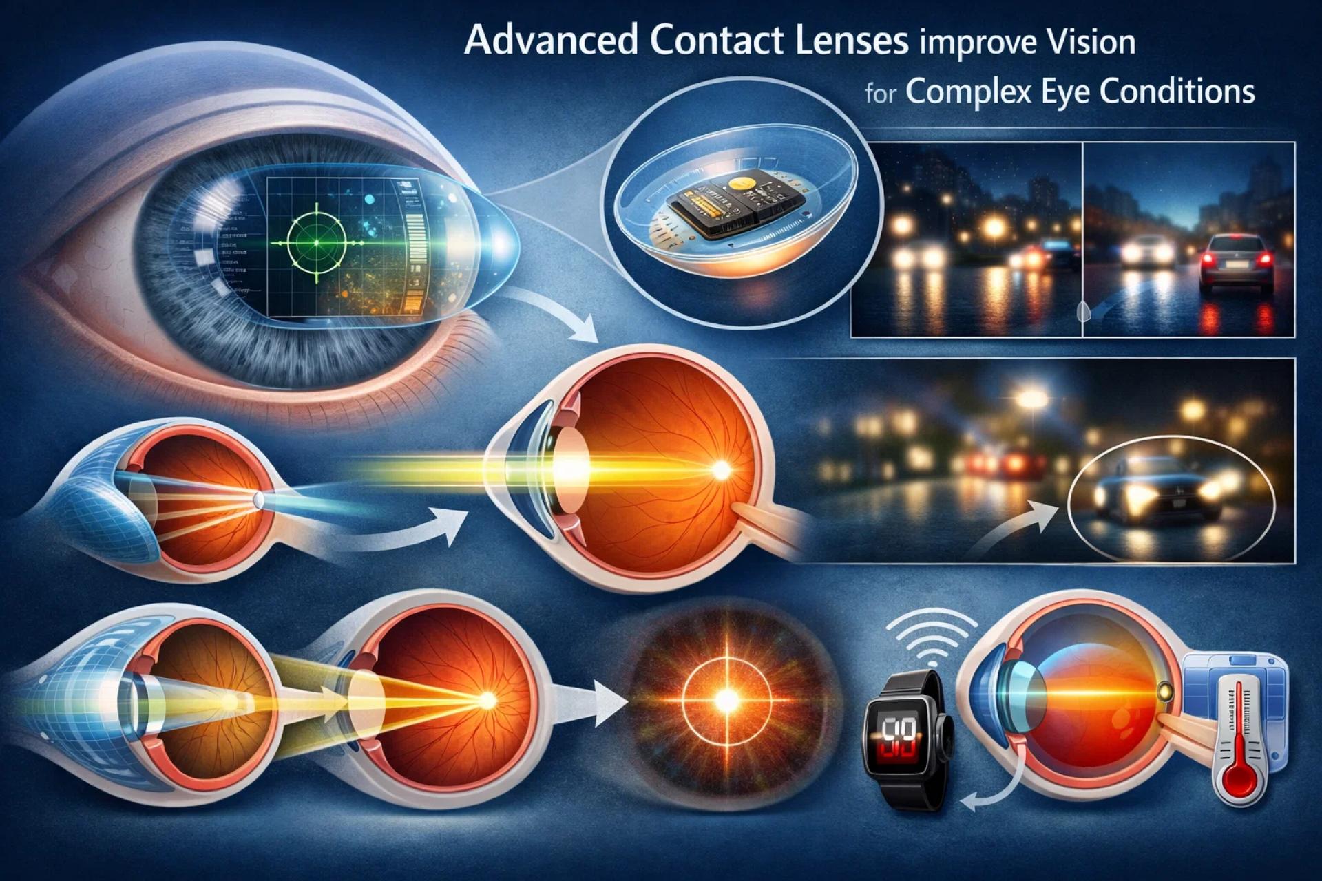How advanced contact lenses improve vision for complex eye conditions