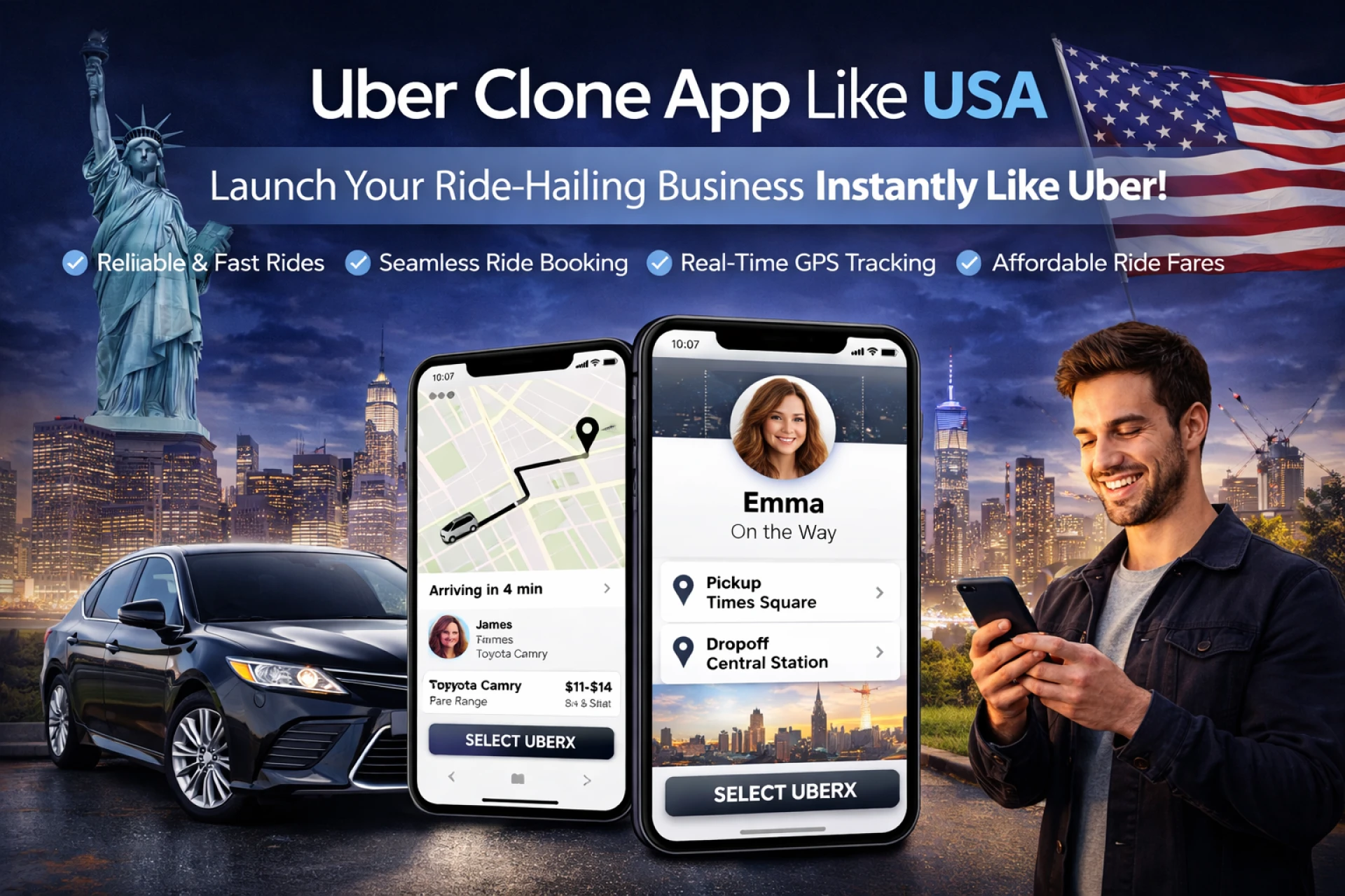 What Are the Key Benefits of Launching a White-Label Uber Clone?
