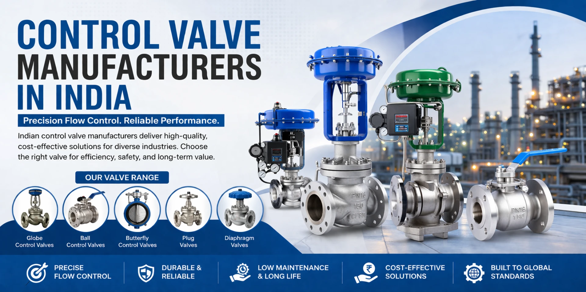 Control Valve Manufacturers in India: Understanding Products, Performance, and Selection