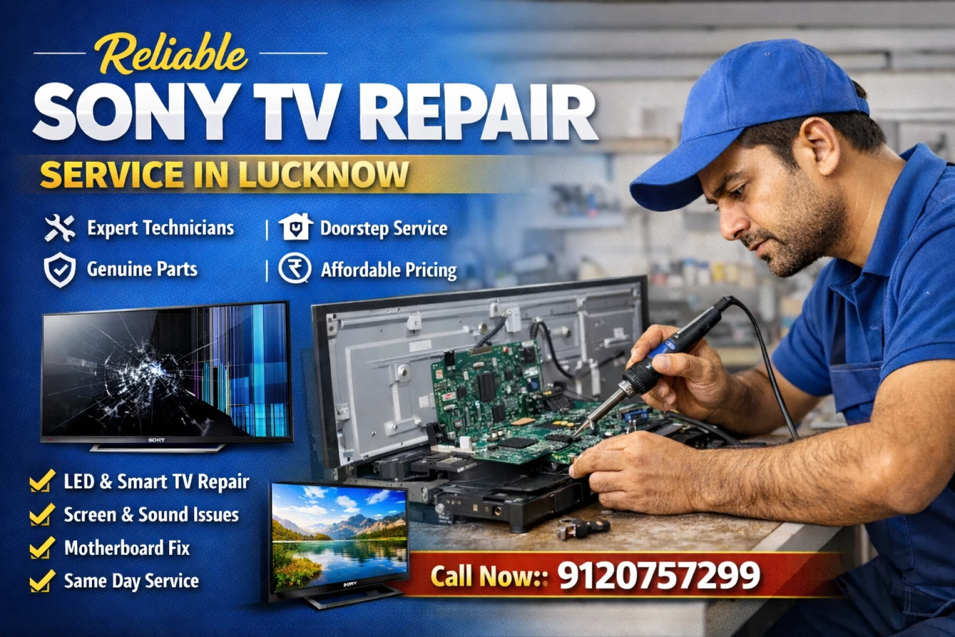 Reliable Sony TV Repair Service in Lucknow | Expert Solutions You Can Trust
