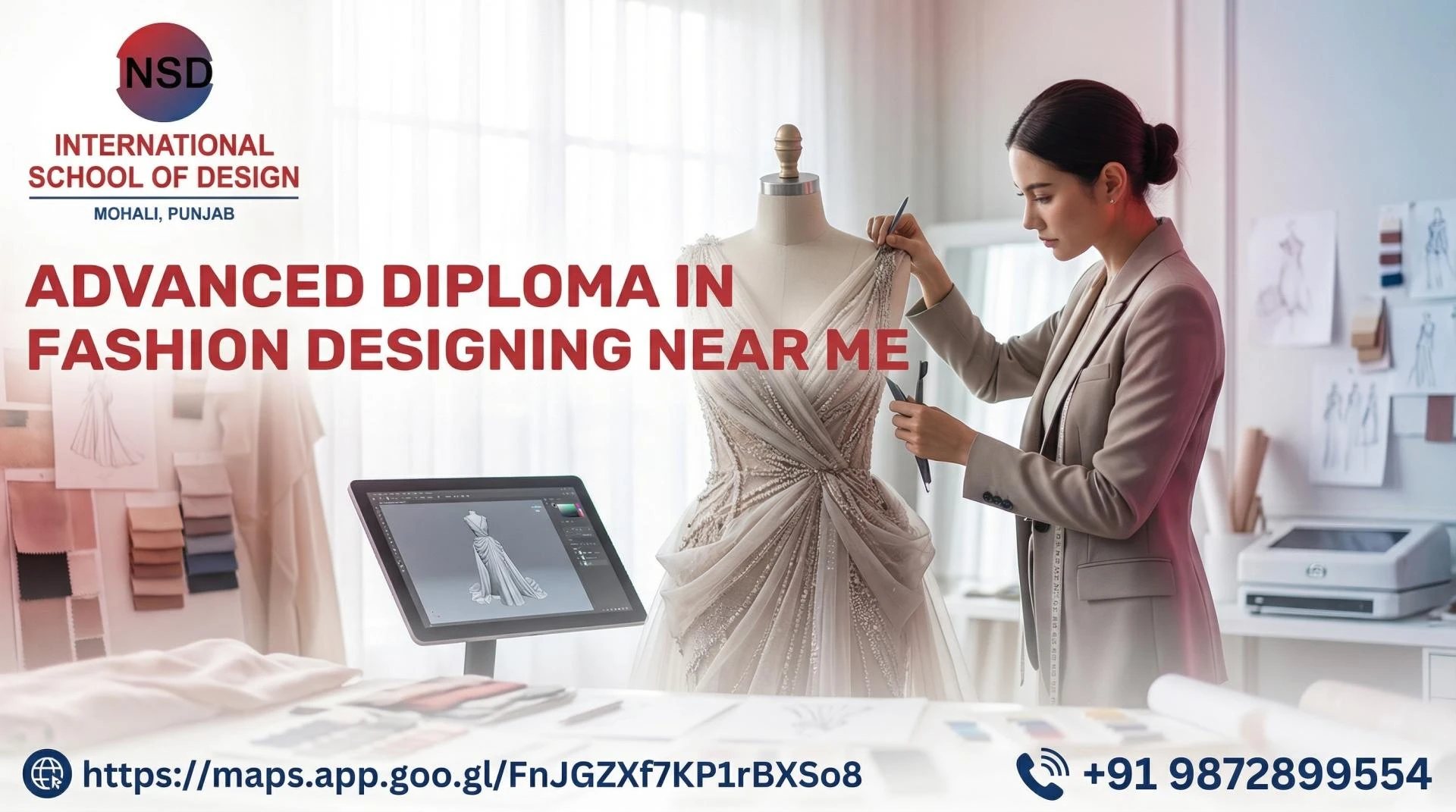 Top Fashion Designing Courses Near Me with Leading Graphic Design Institute in Mohali