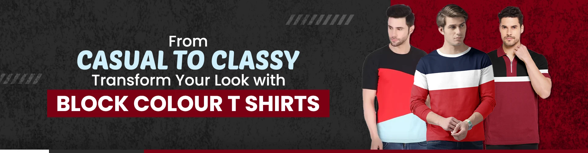 From Casual to Classy: Transform Your Look with Block Colour T-shirts