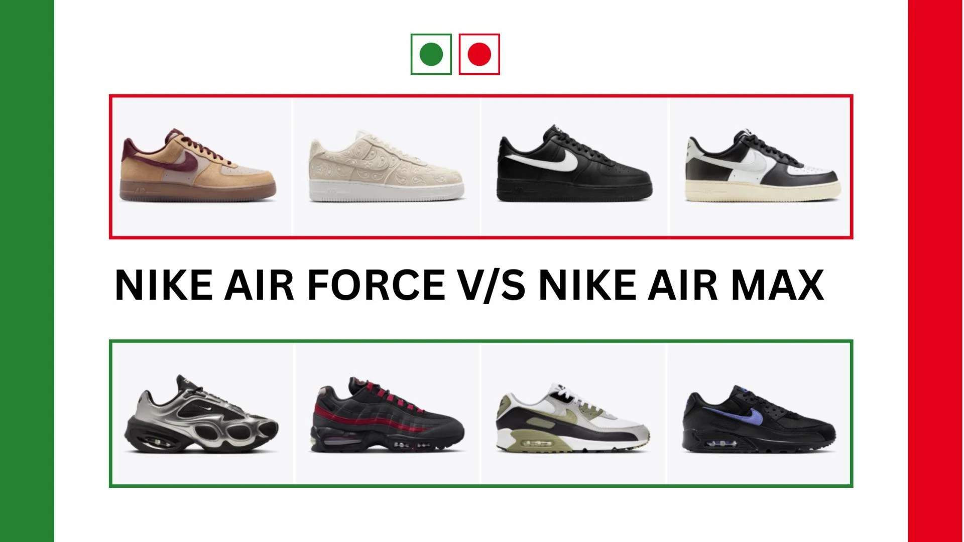 Nike Air Force and Air Max: Key Differences Every Sneaker Buyer Should Know About