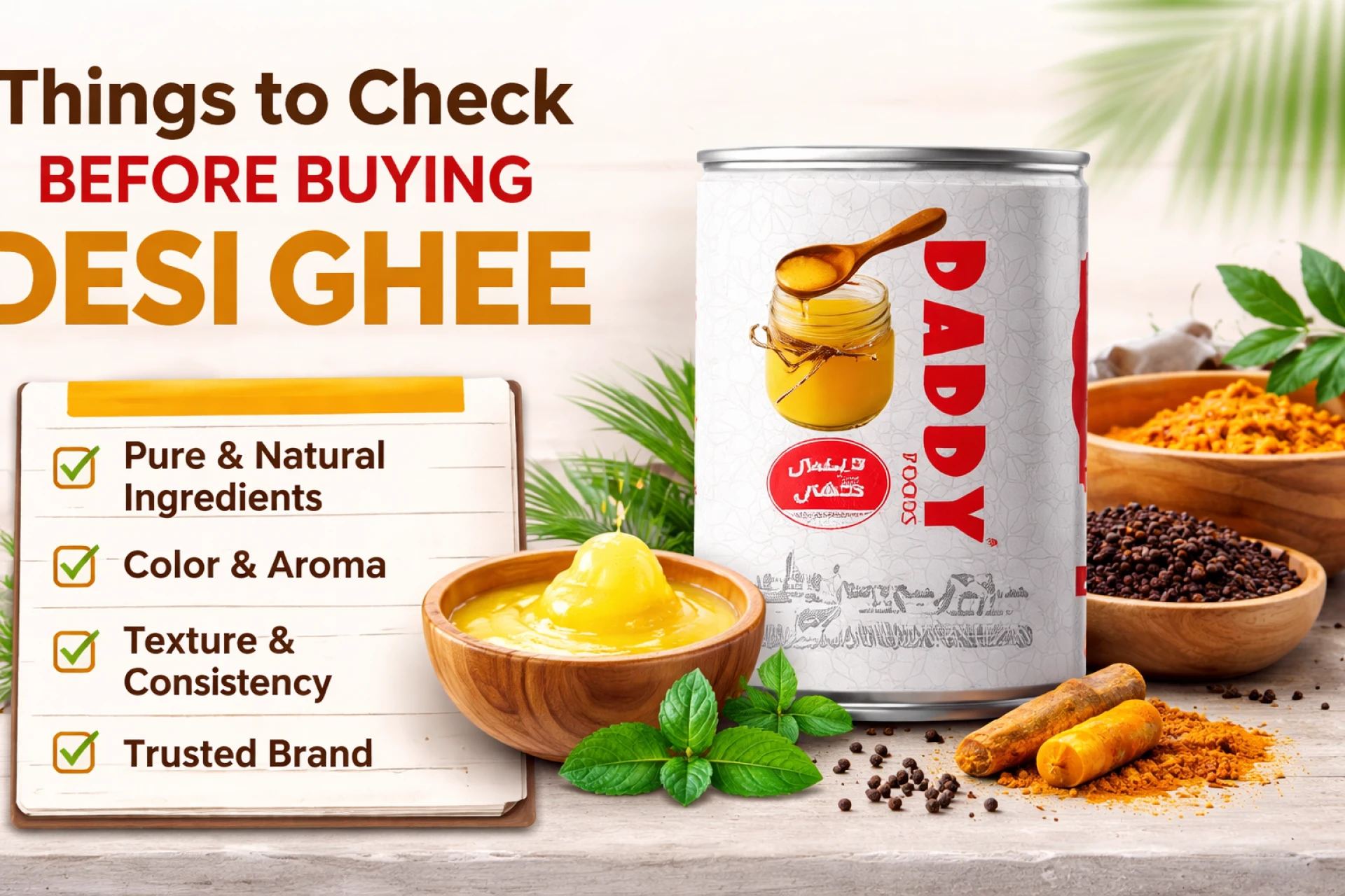 Things to Check Before Buying Desi Ghee