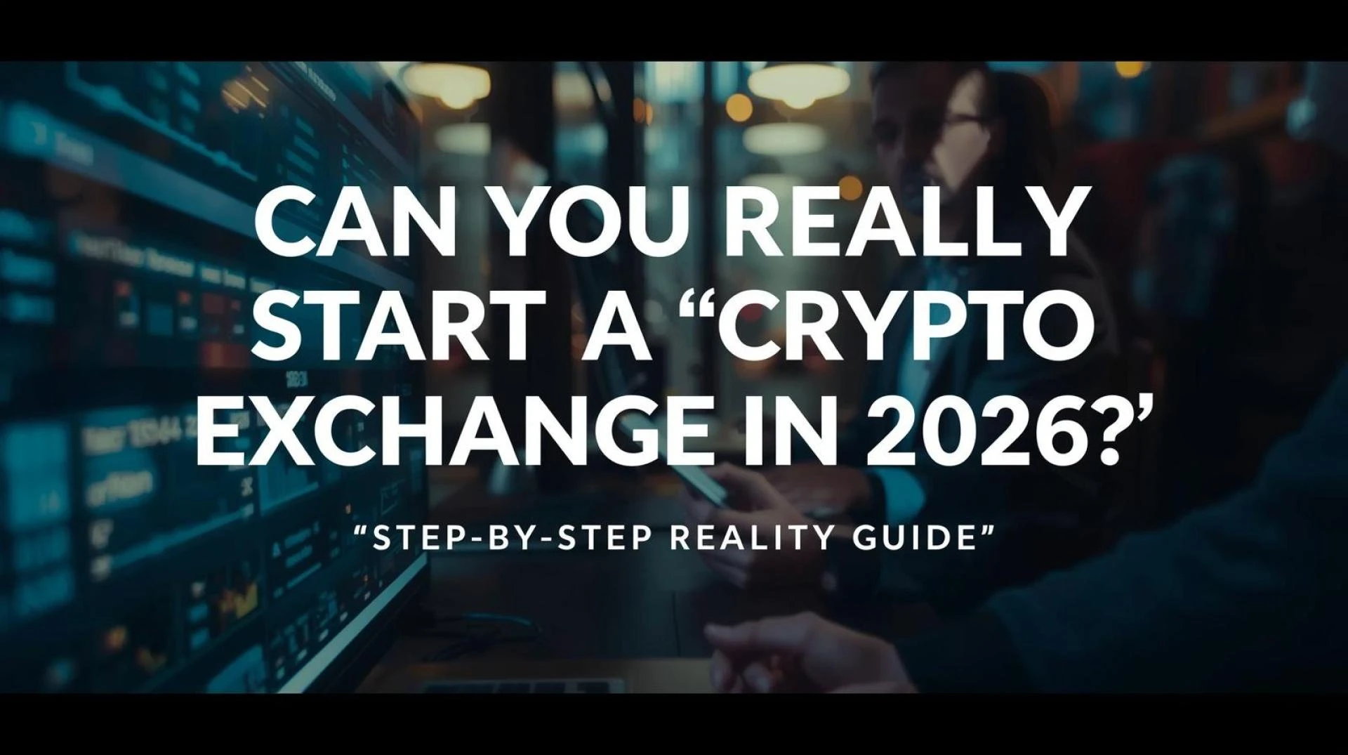 Can You Really Start a Crypto Exchange in 2026? (Step-by-Step Reality Guide)