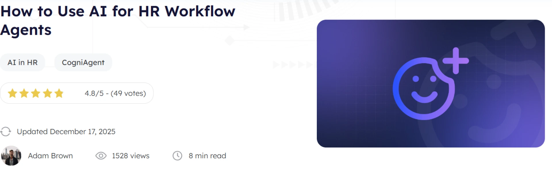 Reduce HR Workload with Advanced AI Agents