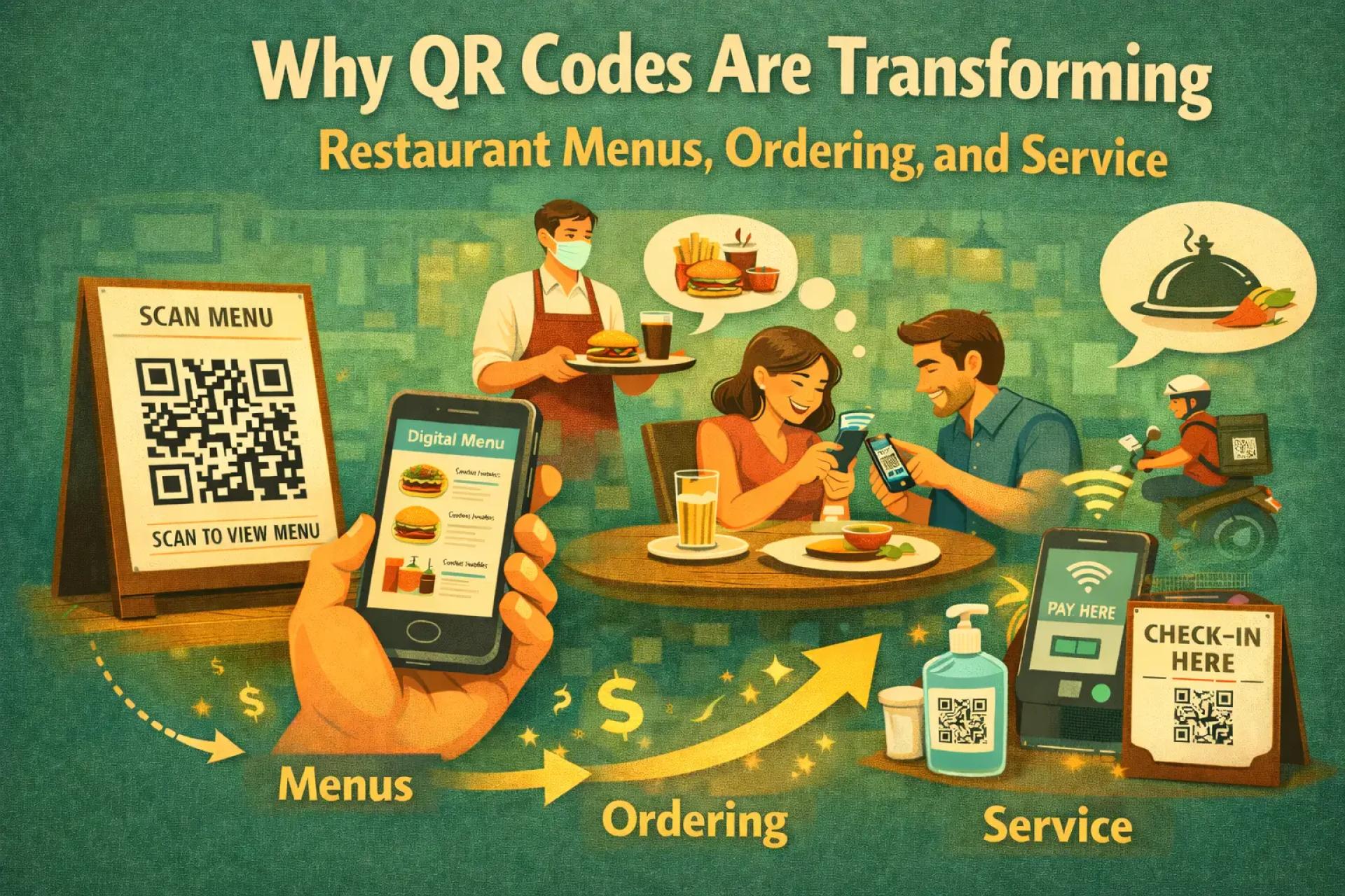 Why QR Codes Are Transforming Restaurant Menus, Ordering, and Service