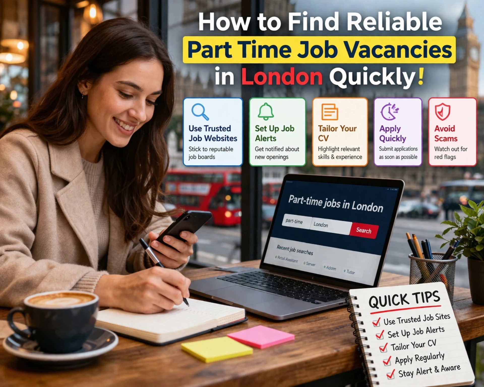 How to Find Reliable Part Time Job Vacancies in London Quickly